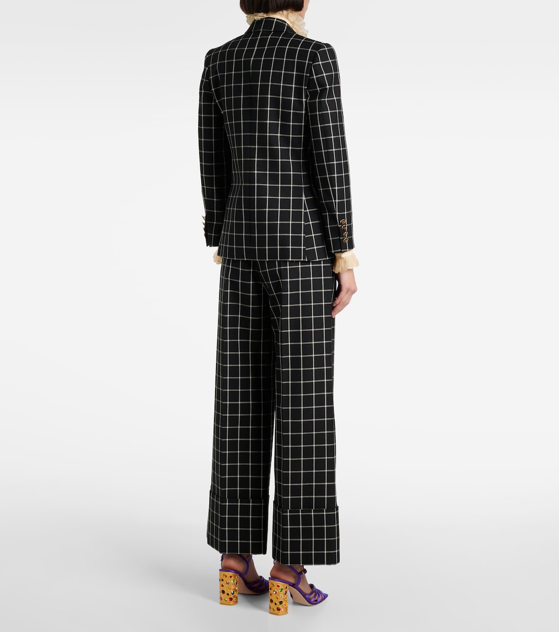 Checked wool jacket | Valentino