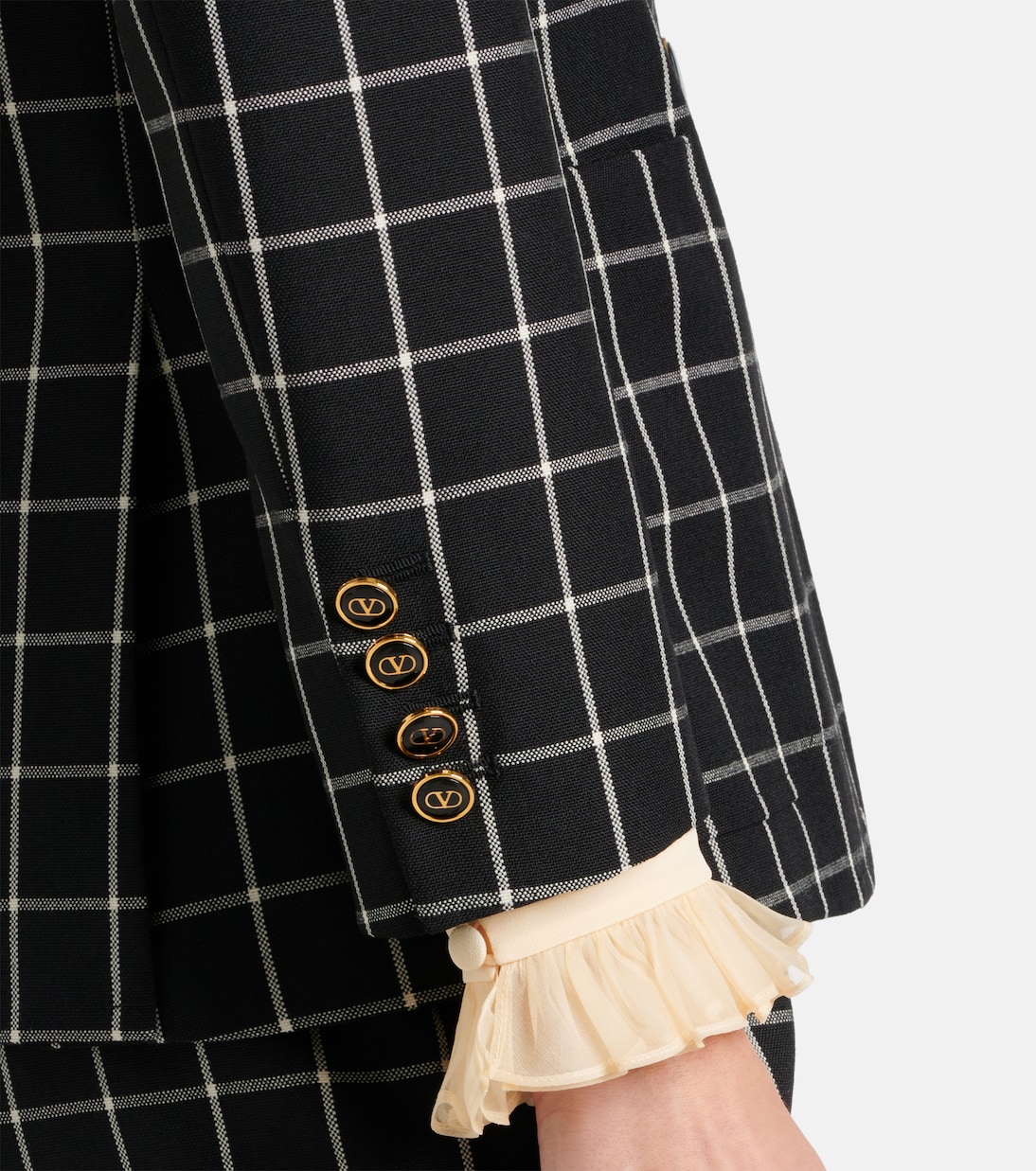 Checked wool jacket | Valentino