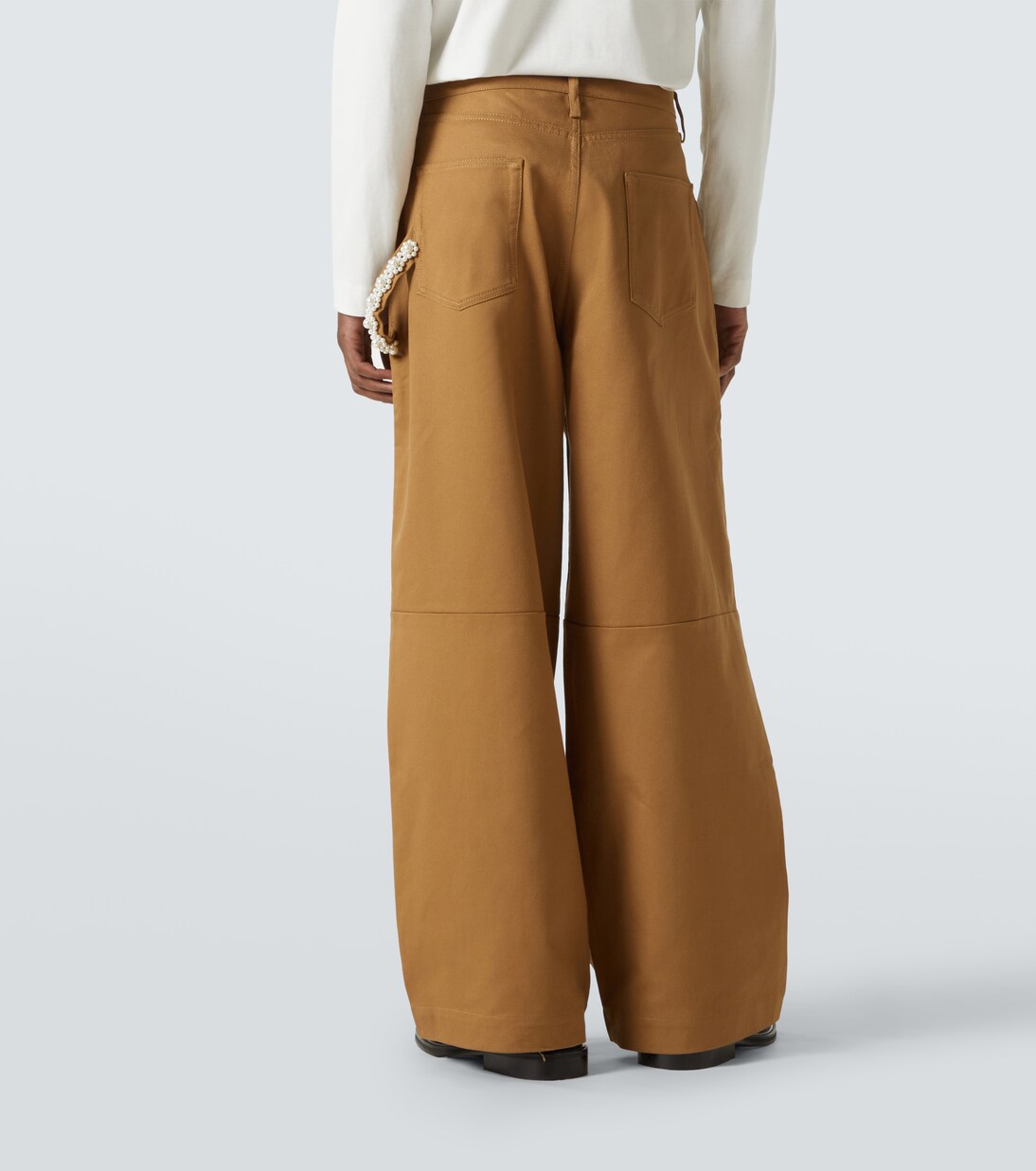 Jeans a gamba larga con decorazioni | Simone Rocha