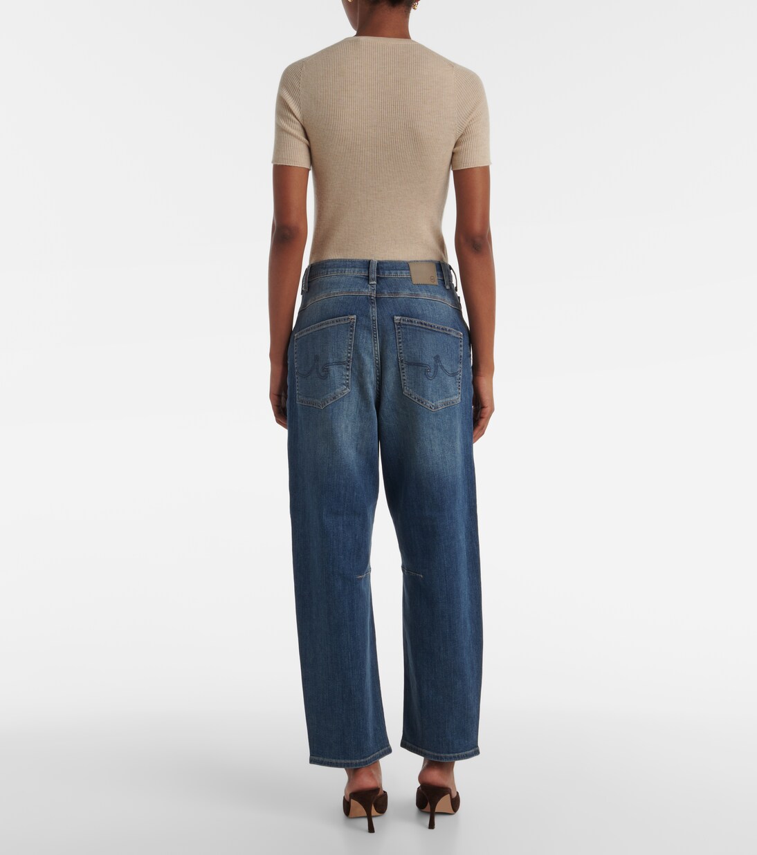 Mid-Rise Barrel Jeans Amsterdam | AG Jeans
