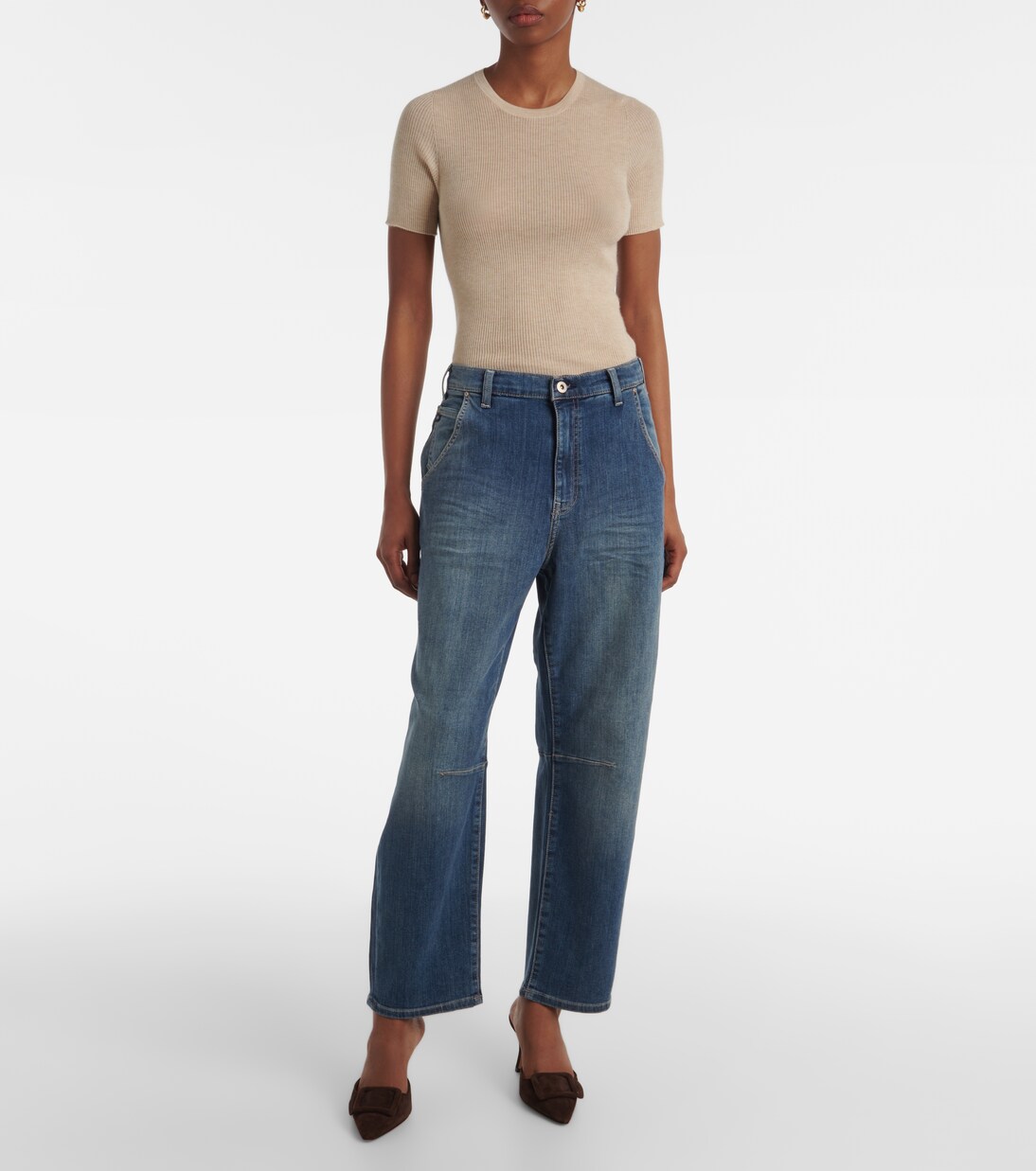 Mid-Rise Barrel Jeans Amsterdam | AG Jeans