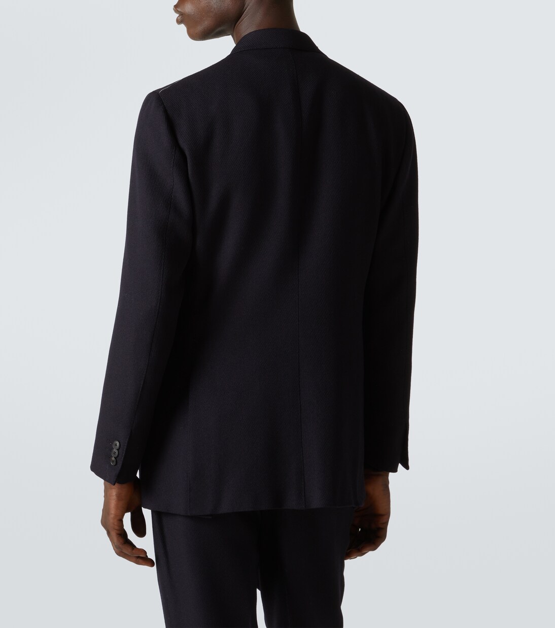 Wool twill blazer | Saman Amel