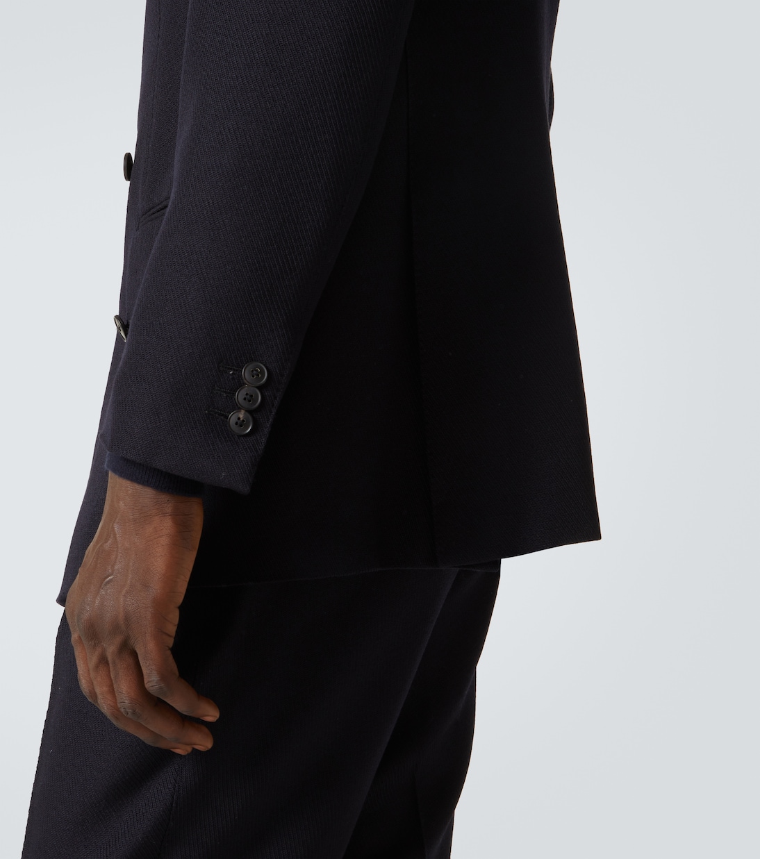 Wool twill blazer | Saman Amel