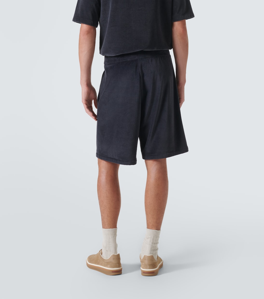 Bermudas Murano de terciopelo en algodón y seda | Loro Piana