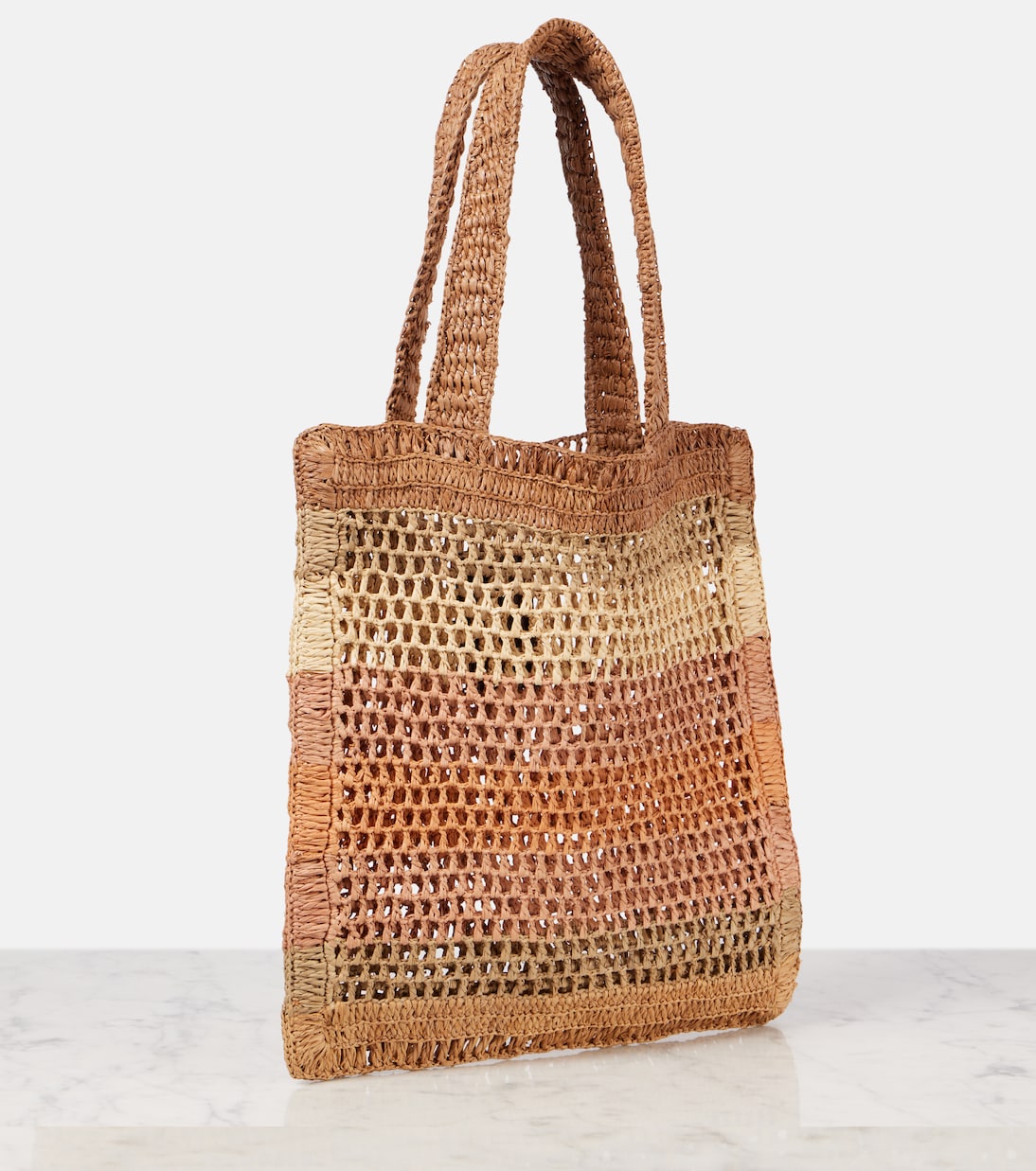 Tote Bag Summer Banana aus Raffiabast | Chloé