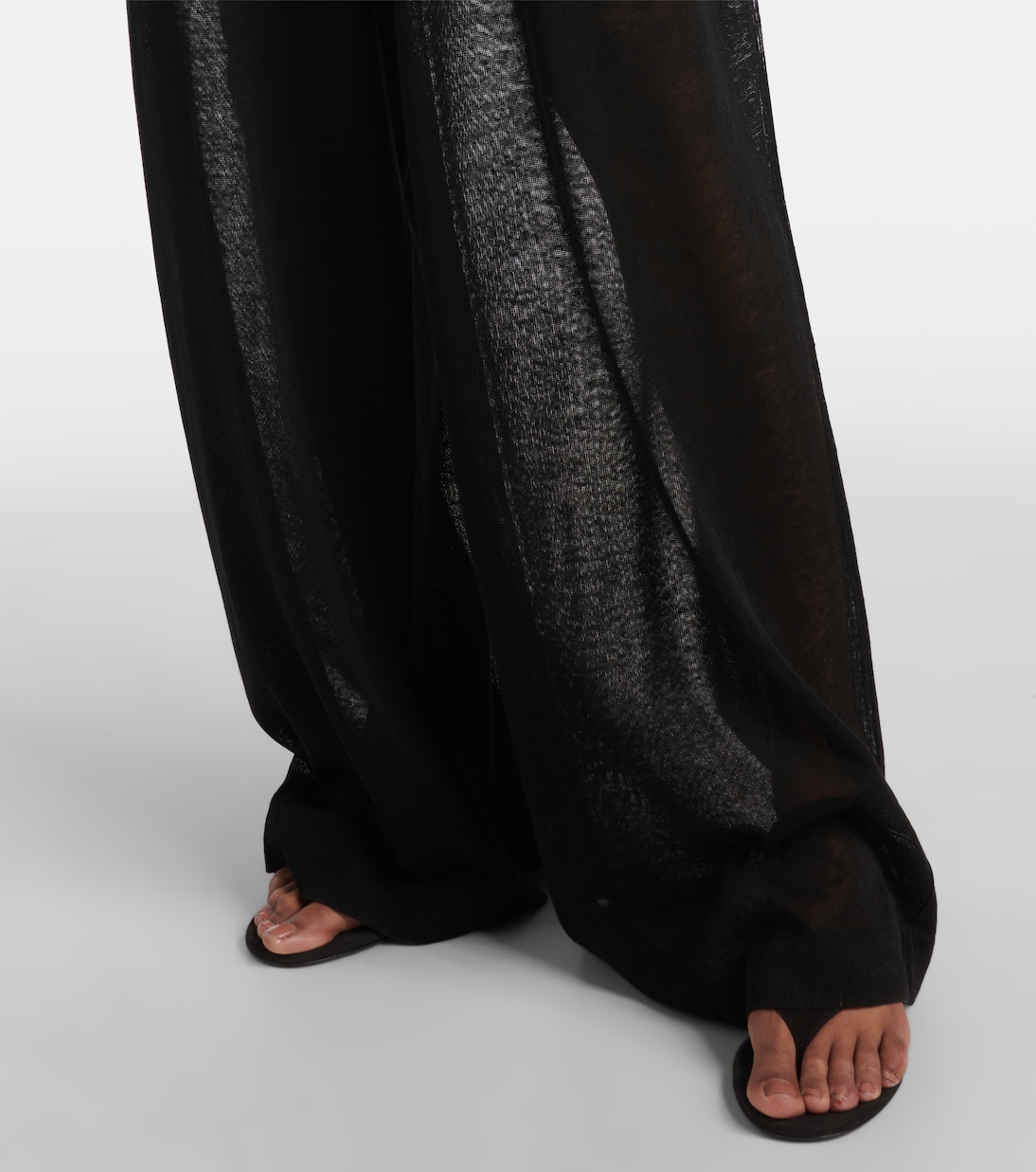 Weite Hose aus Leinen und Seide | Alaïa