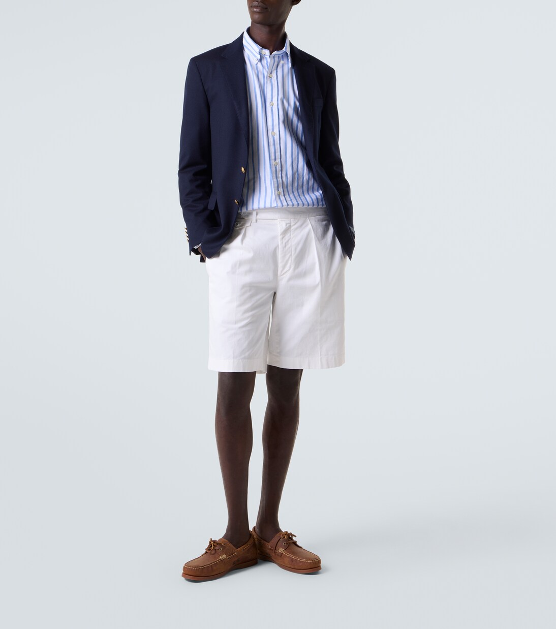 Cotton-blend Bermuda shorts | Ralph Lauren Purple Label