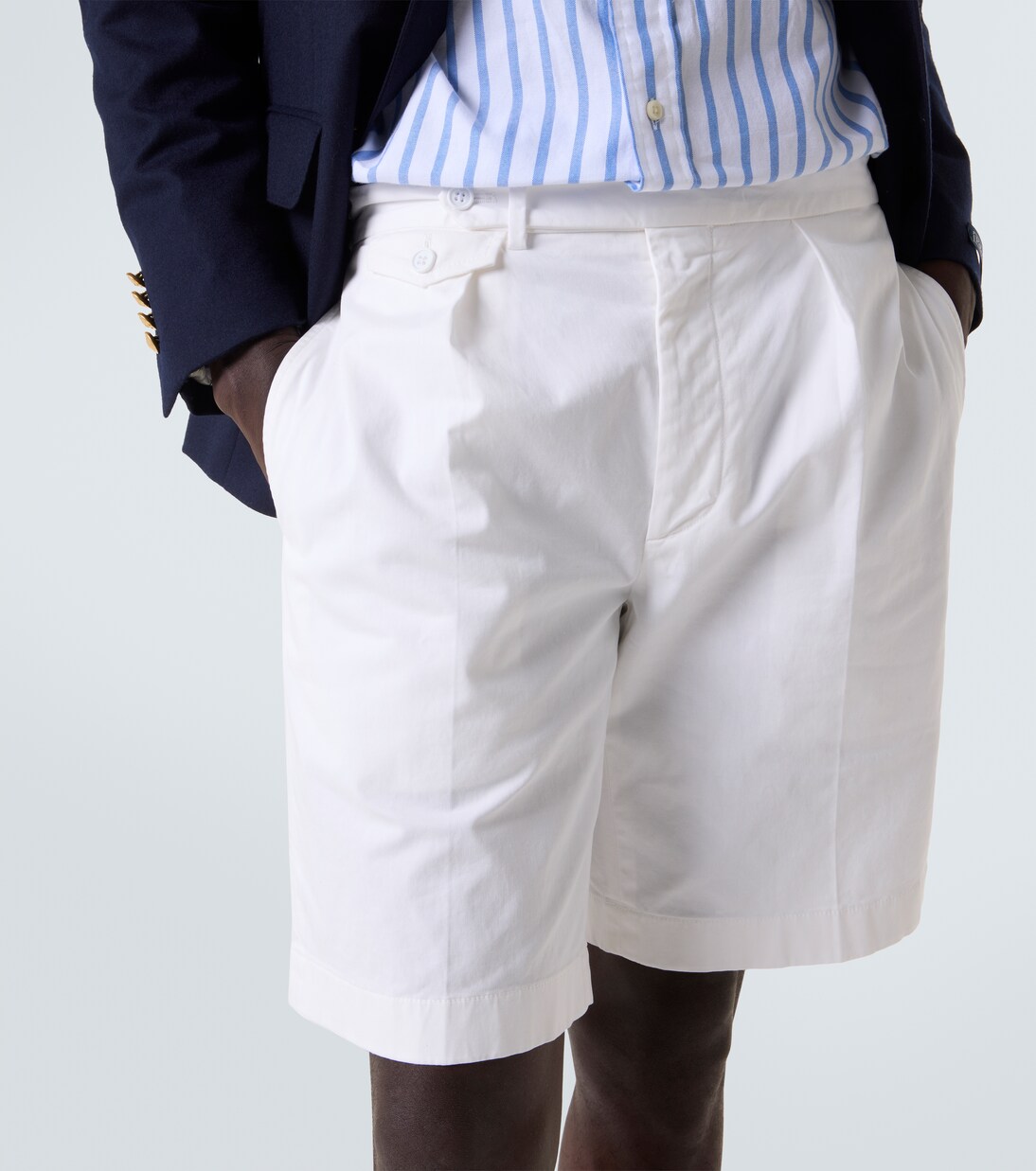 Cotton-blend Bermuda shorts | Ralph Lauren Purple Label