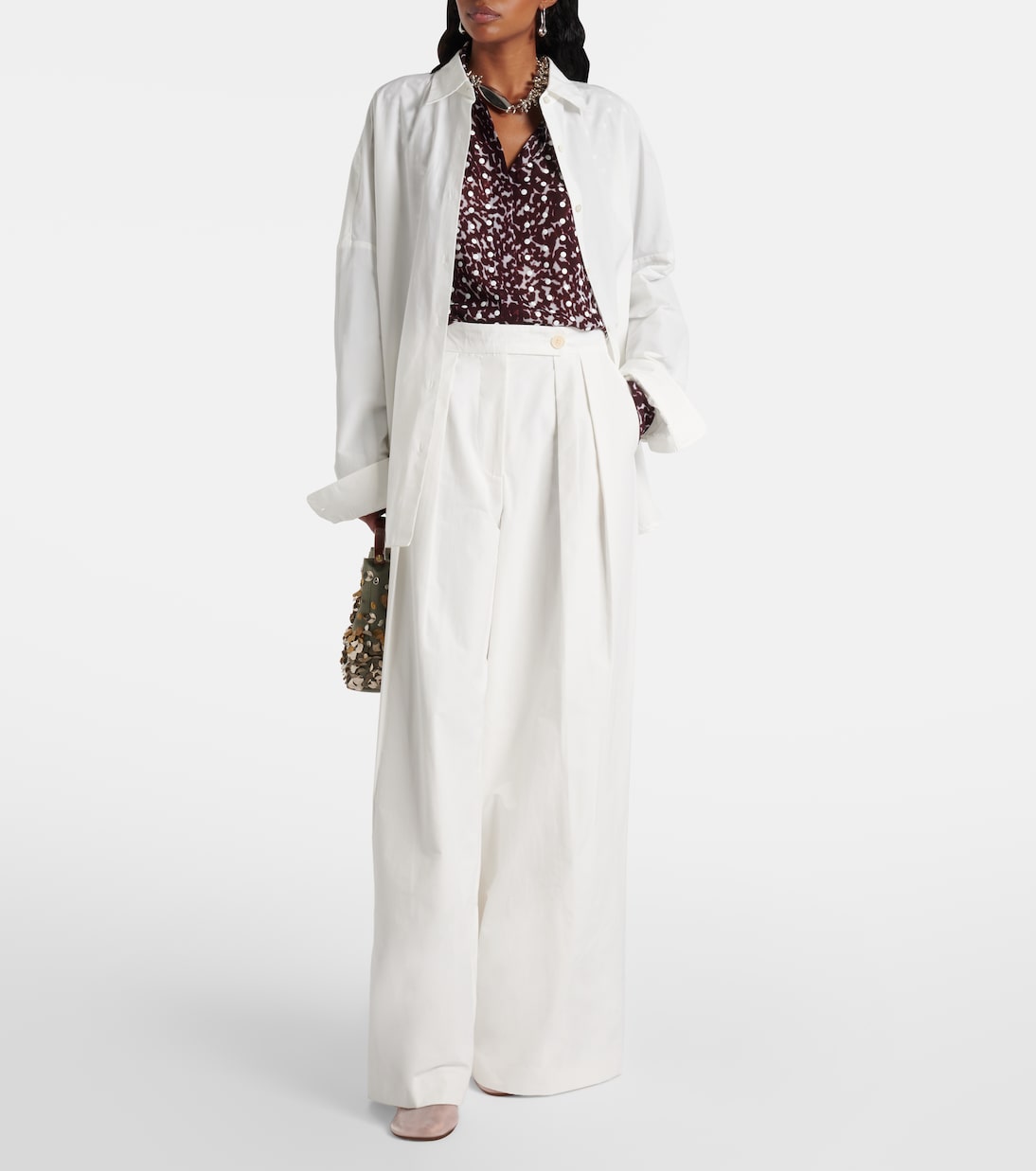 Pleated wide-leg pants | Dries Van Noten