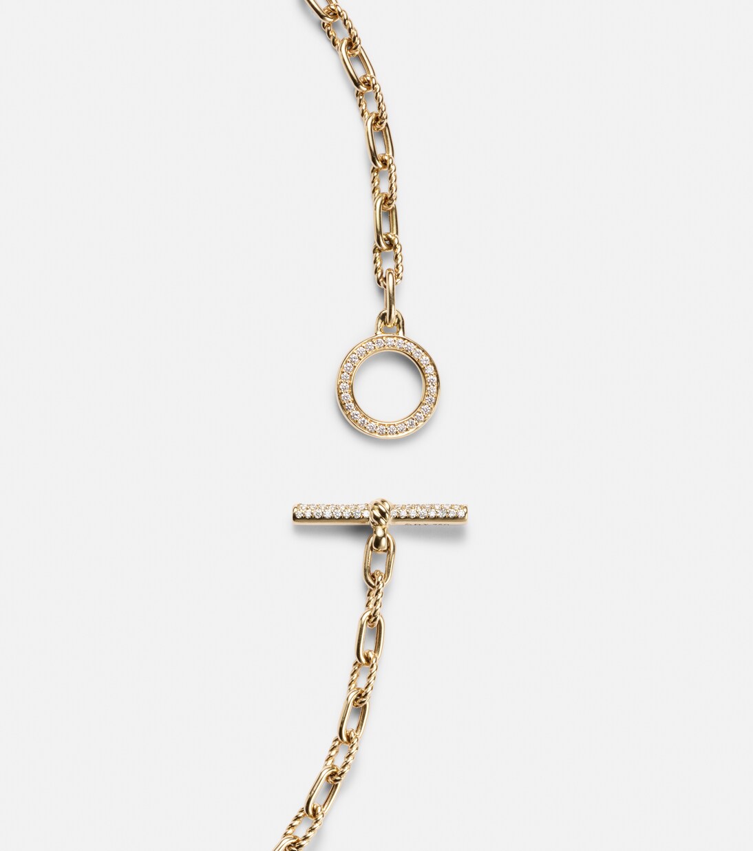 DY Madison® 18kt gold chain necklace with diamonds | David Yurman