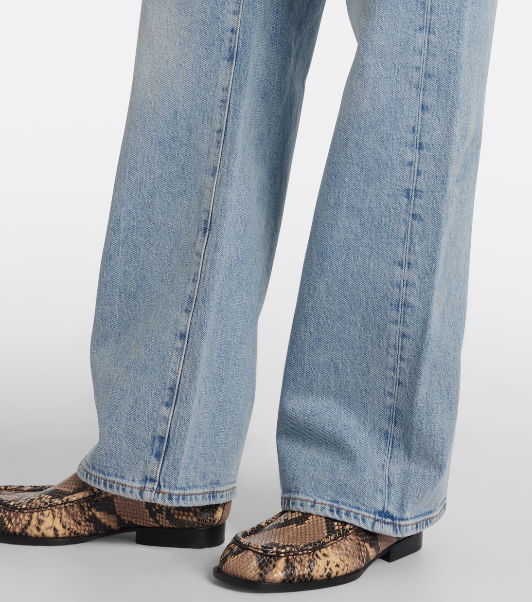 Tess mid-rise straight jeans | 7 For All Mankind