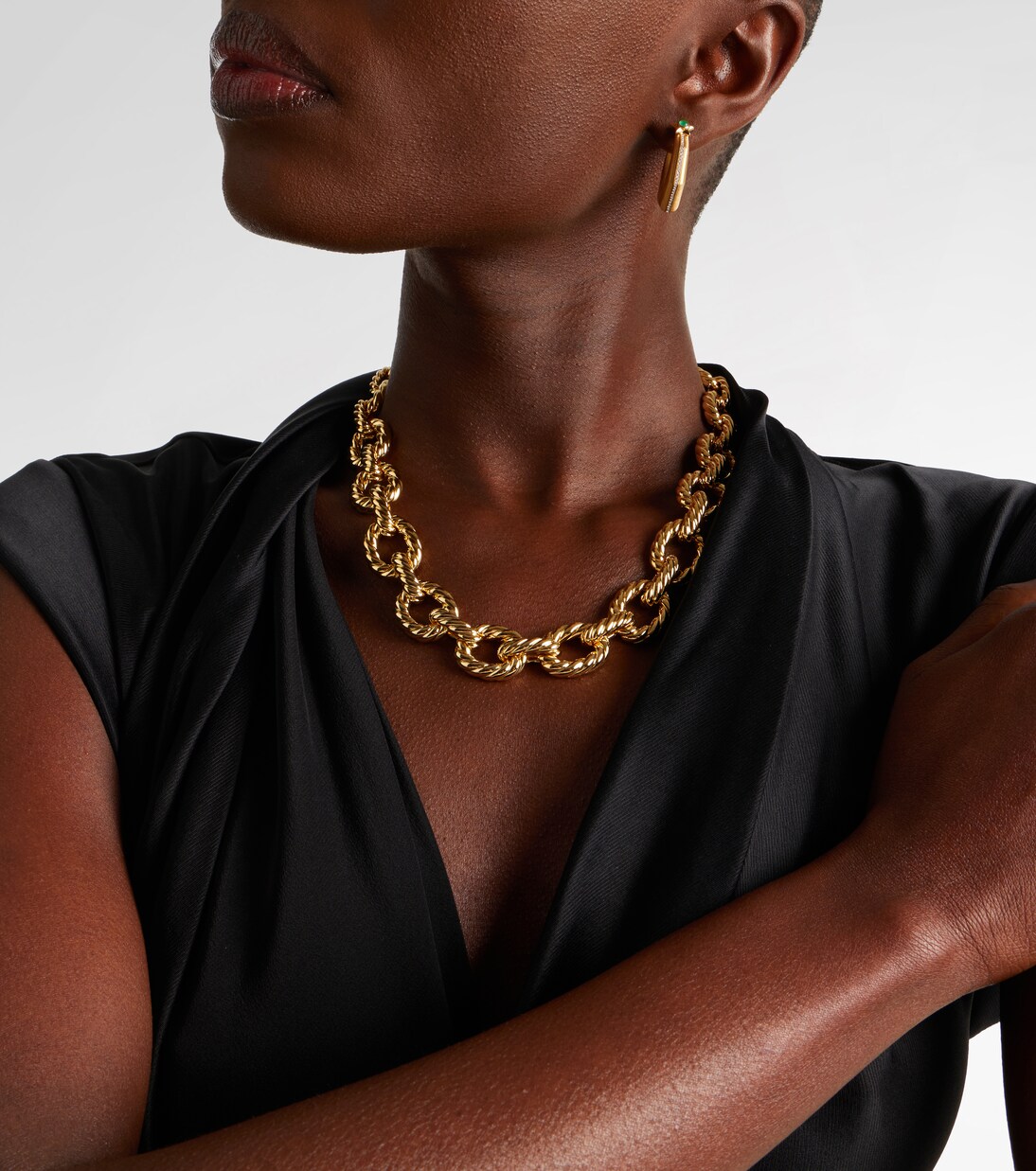 Halskette Sculpted Cable aus 18kt Gelbgold  | David Yurman