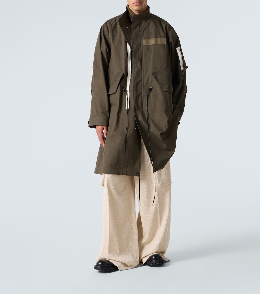 Cotton-blend ripstop jacket | Sacai