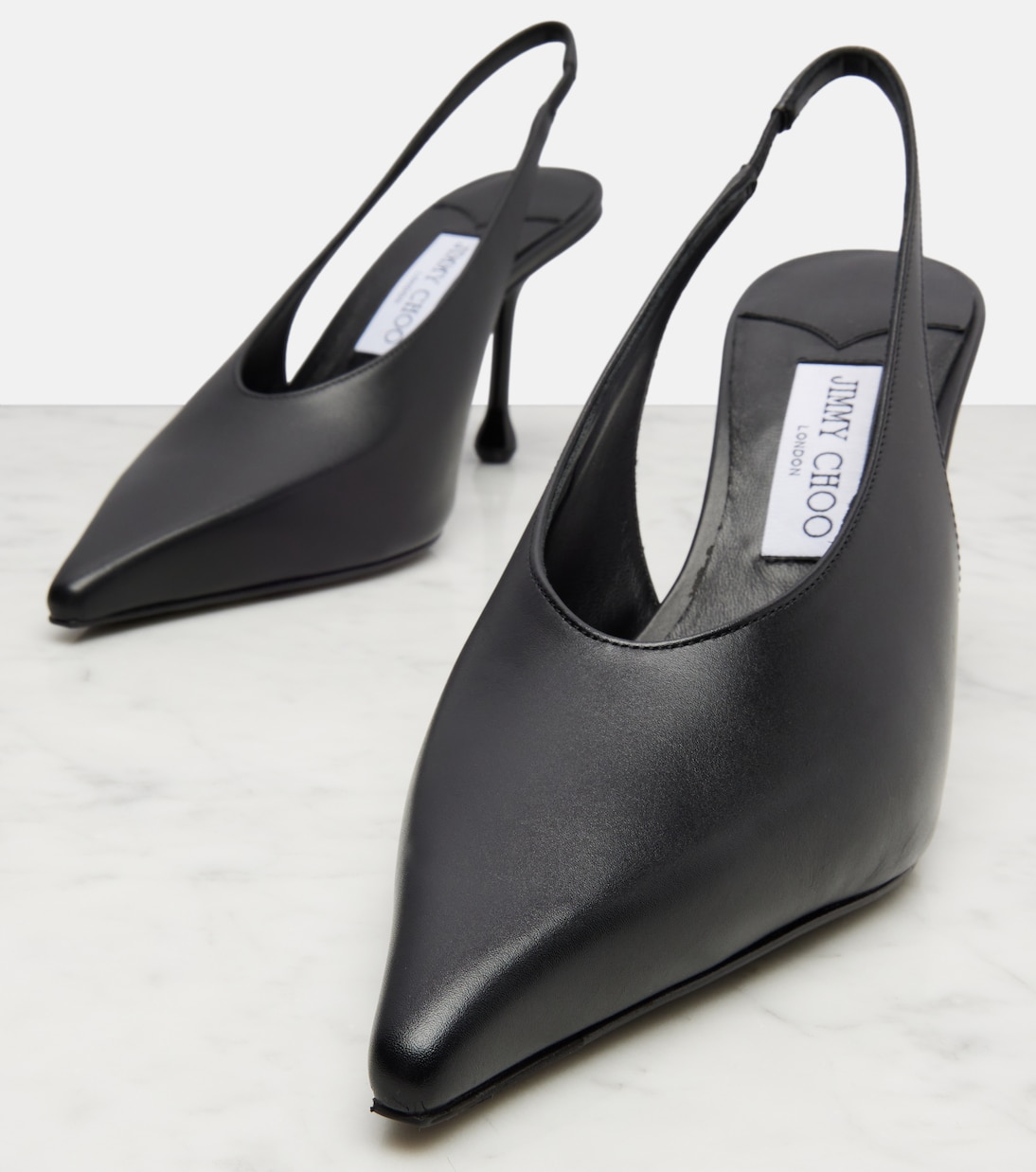 Escarpins slingback Isa 80 en cuir | Jimmy Choo