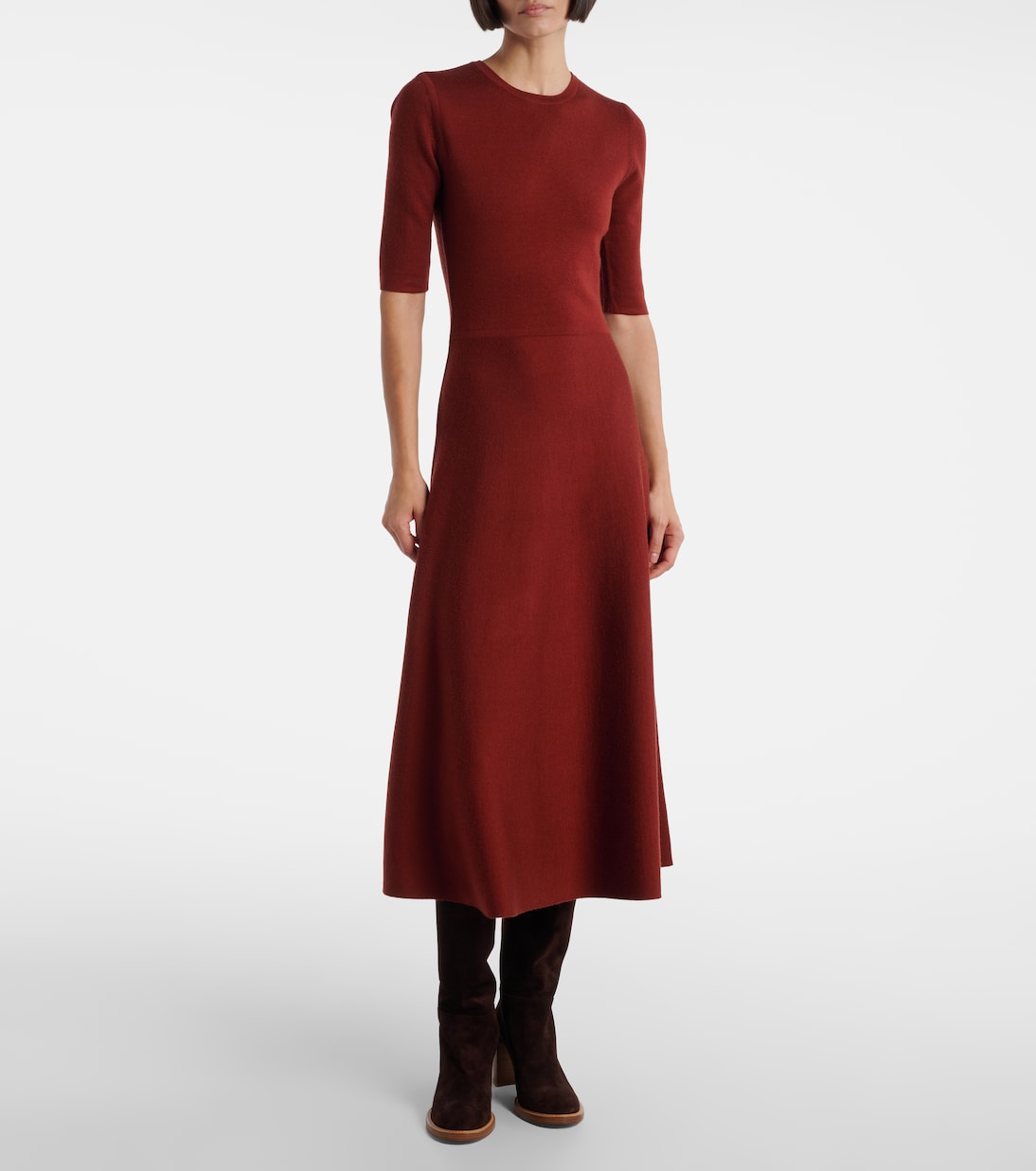 Maxikleid aus Wolle, Kaschmir und Seide | Gabriela Hearst