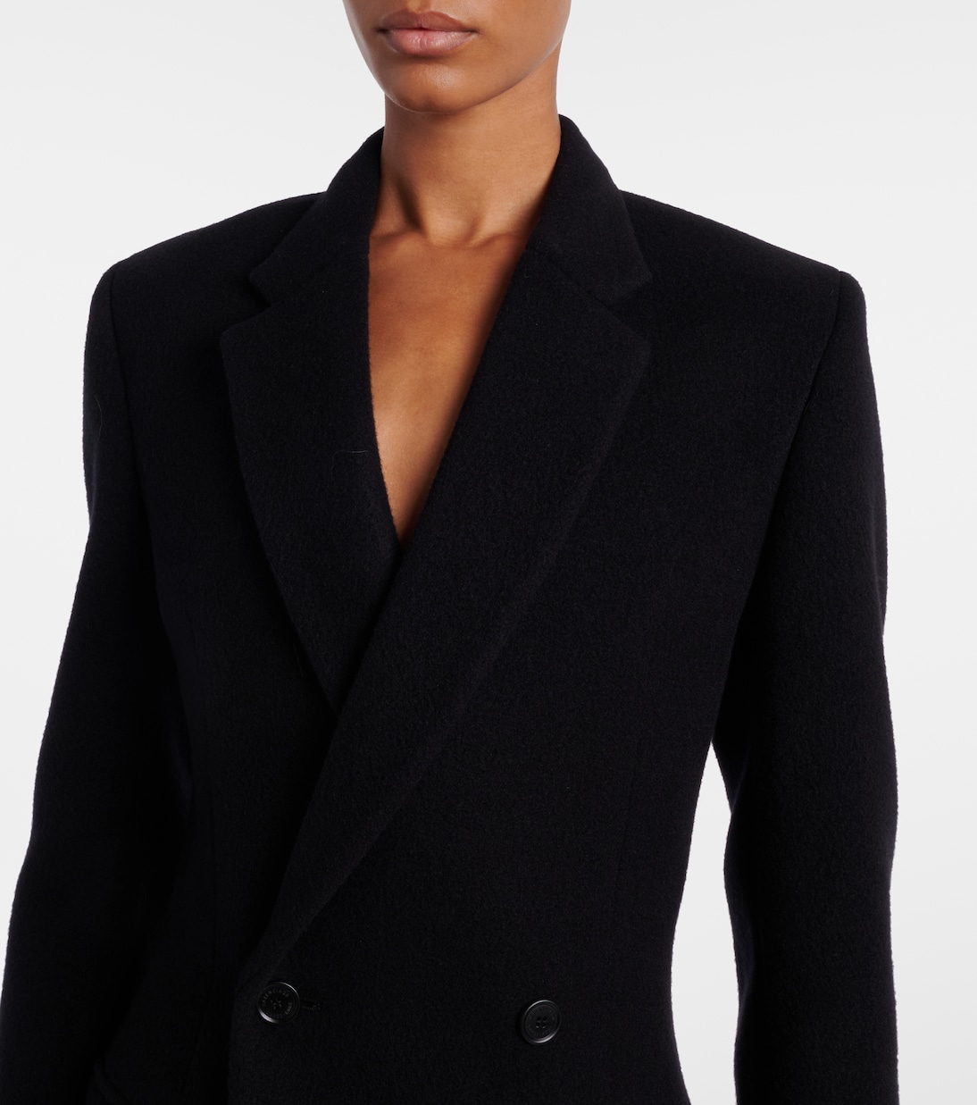 Double-breasted wool coat | Balenciaga
