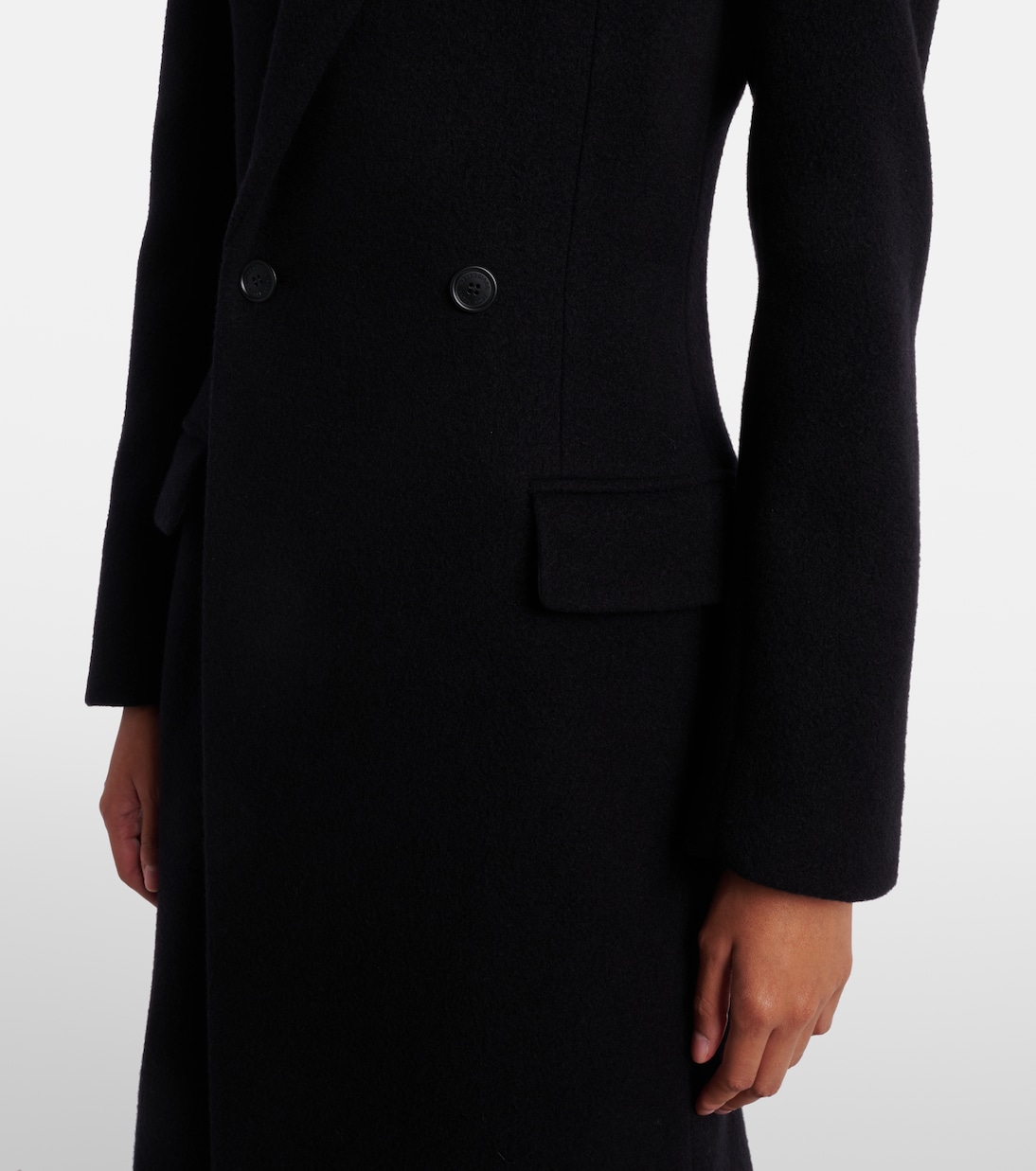 Double-breasted wool coat | Balenciaga