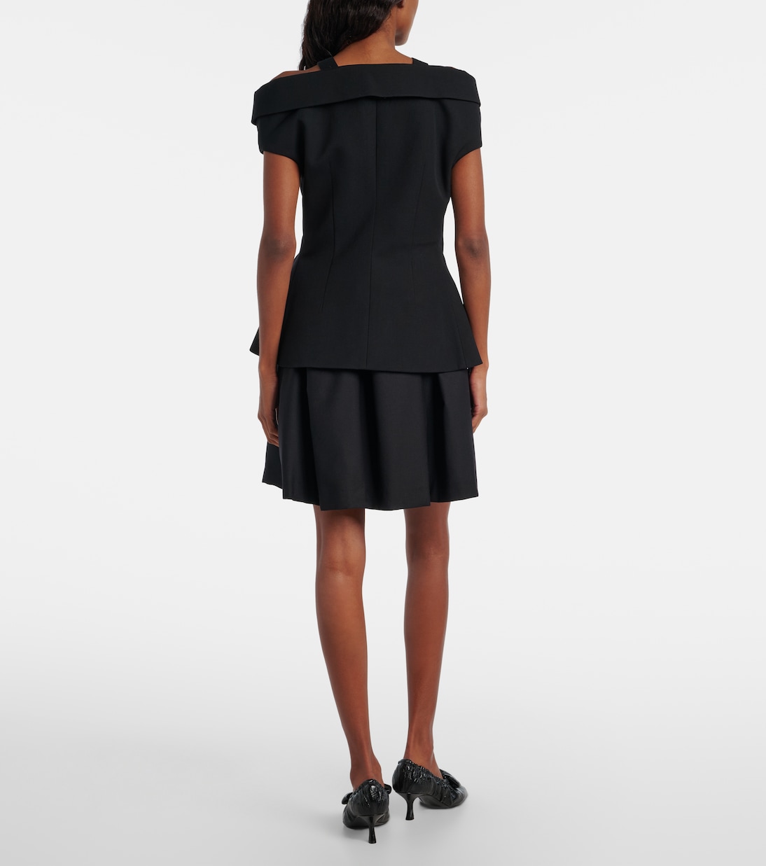 Top aus Wolle  | Noir Kei Ninomiya