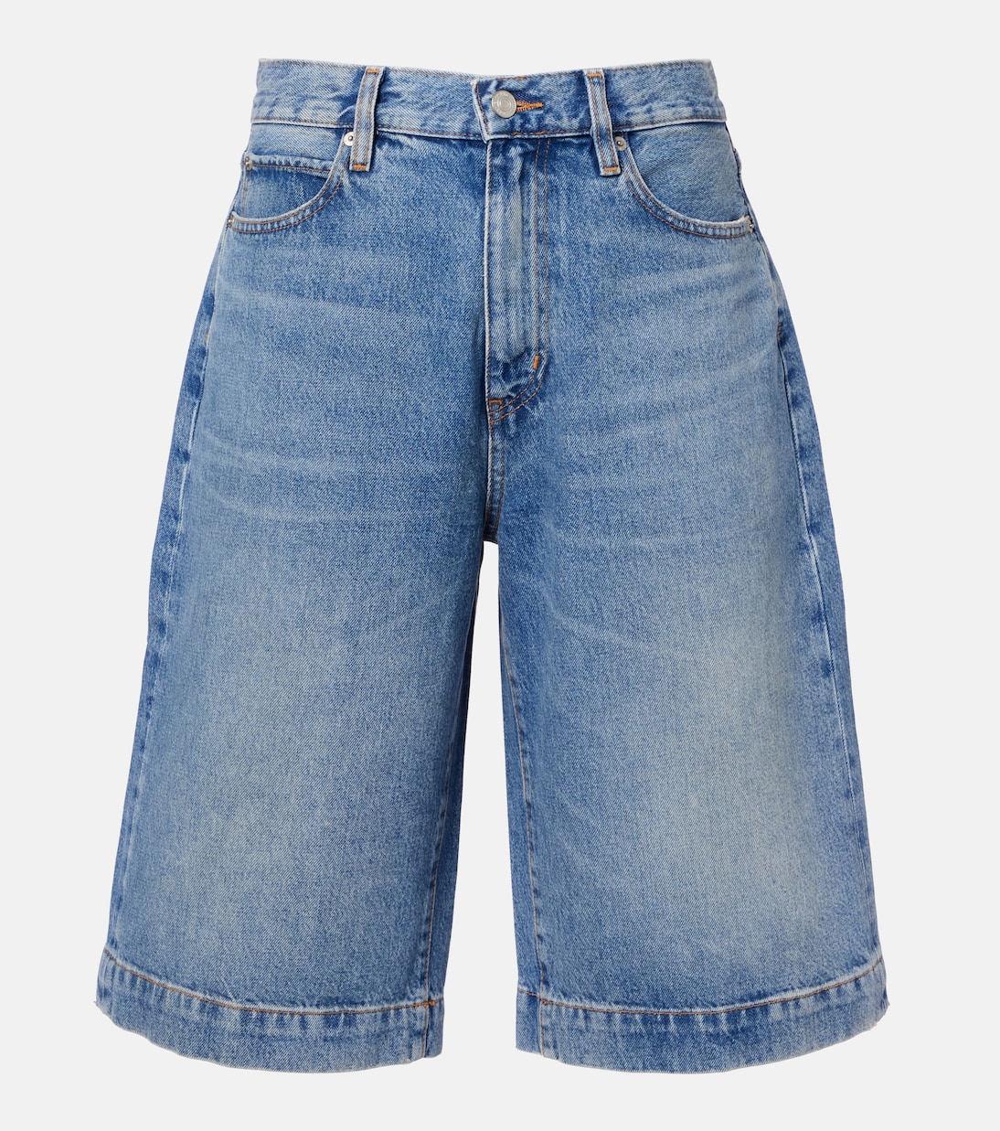 x Amelia Gray Jort high-rise denim shorts | Frame