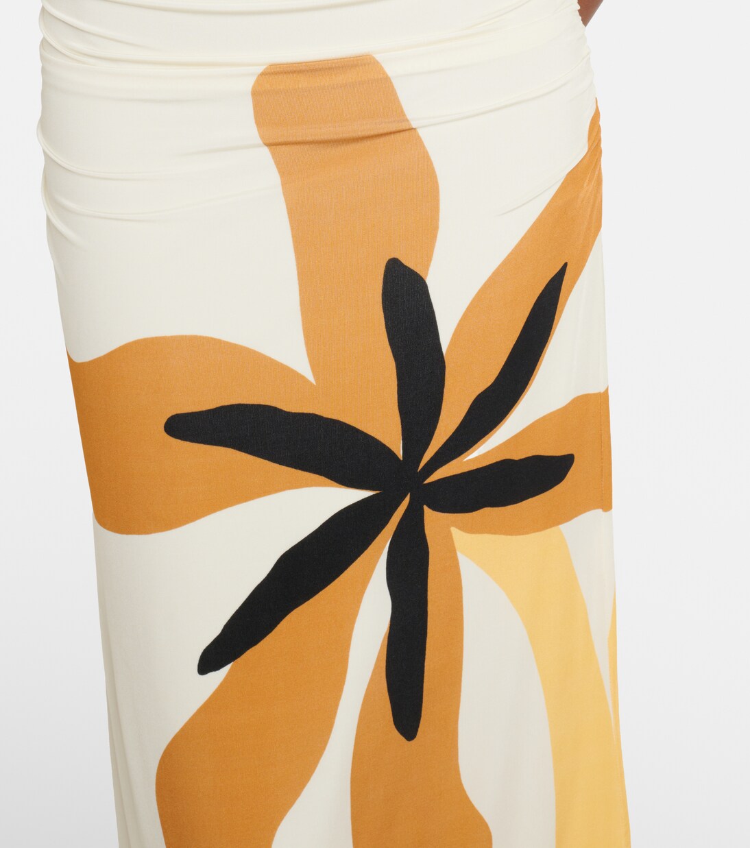 Kim floral jersey maxi dress | Cala de la Cruz