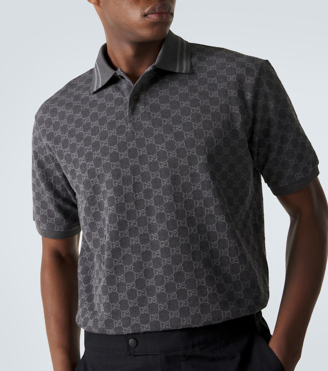 Polohemd GG aus Baumwoll-Piqué | Gucci