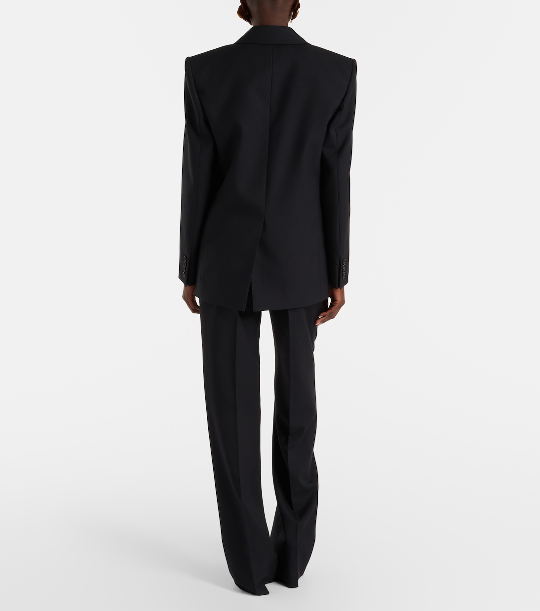 Mid-rise wool straight pants | Saint Laurent