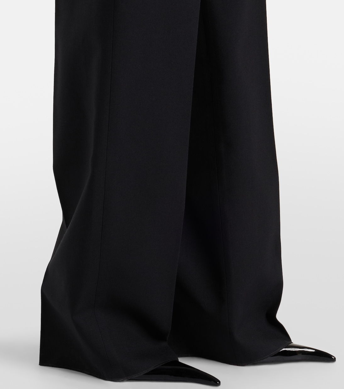 Mid-rise wool straight pants | Saint Laurent