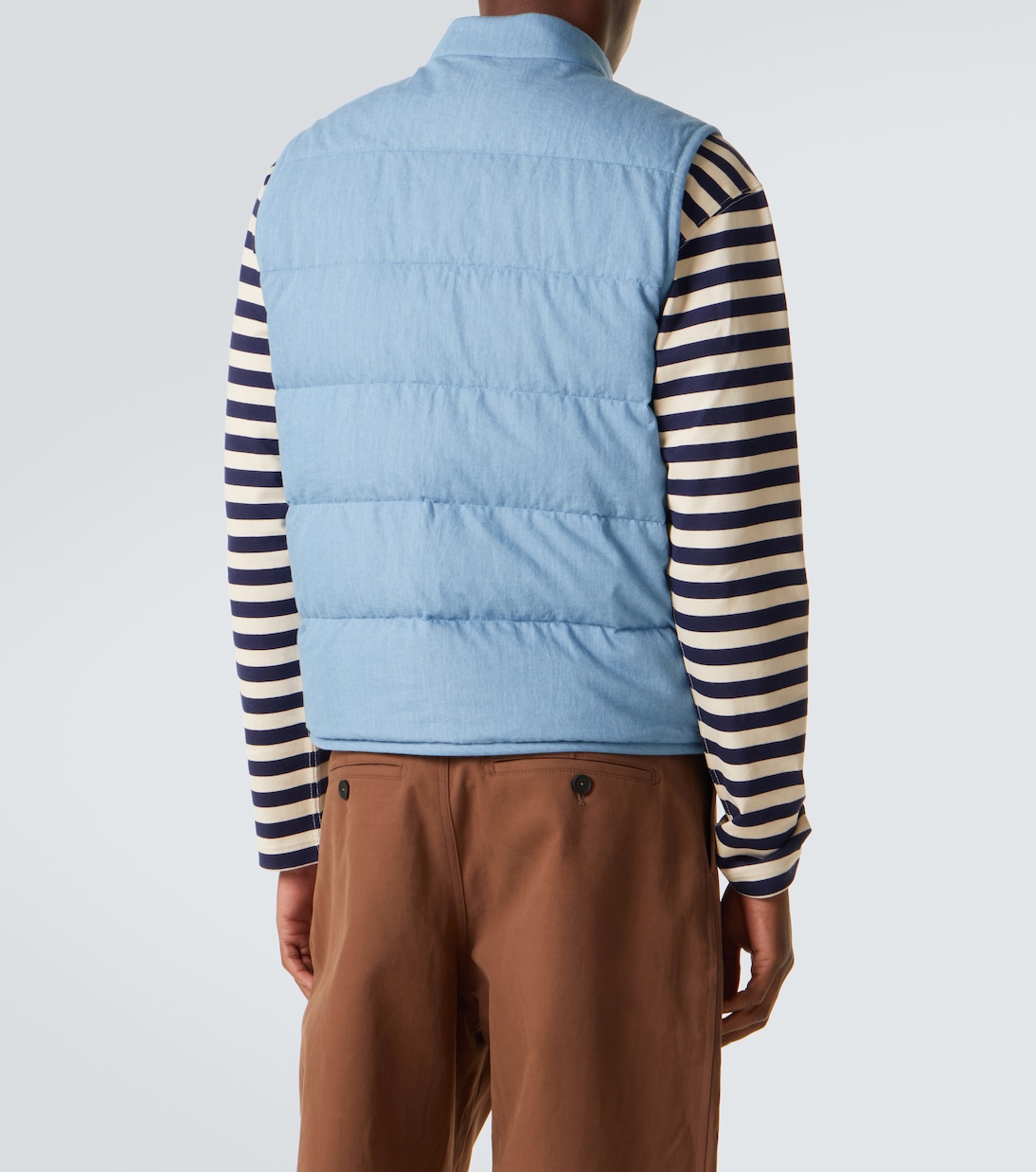 Heceta denim down vest | Moncler