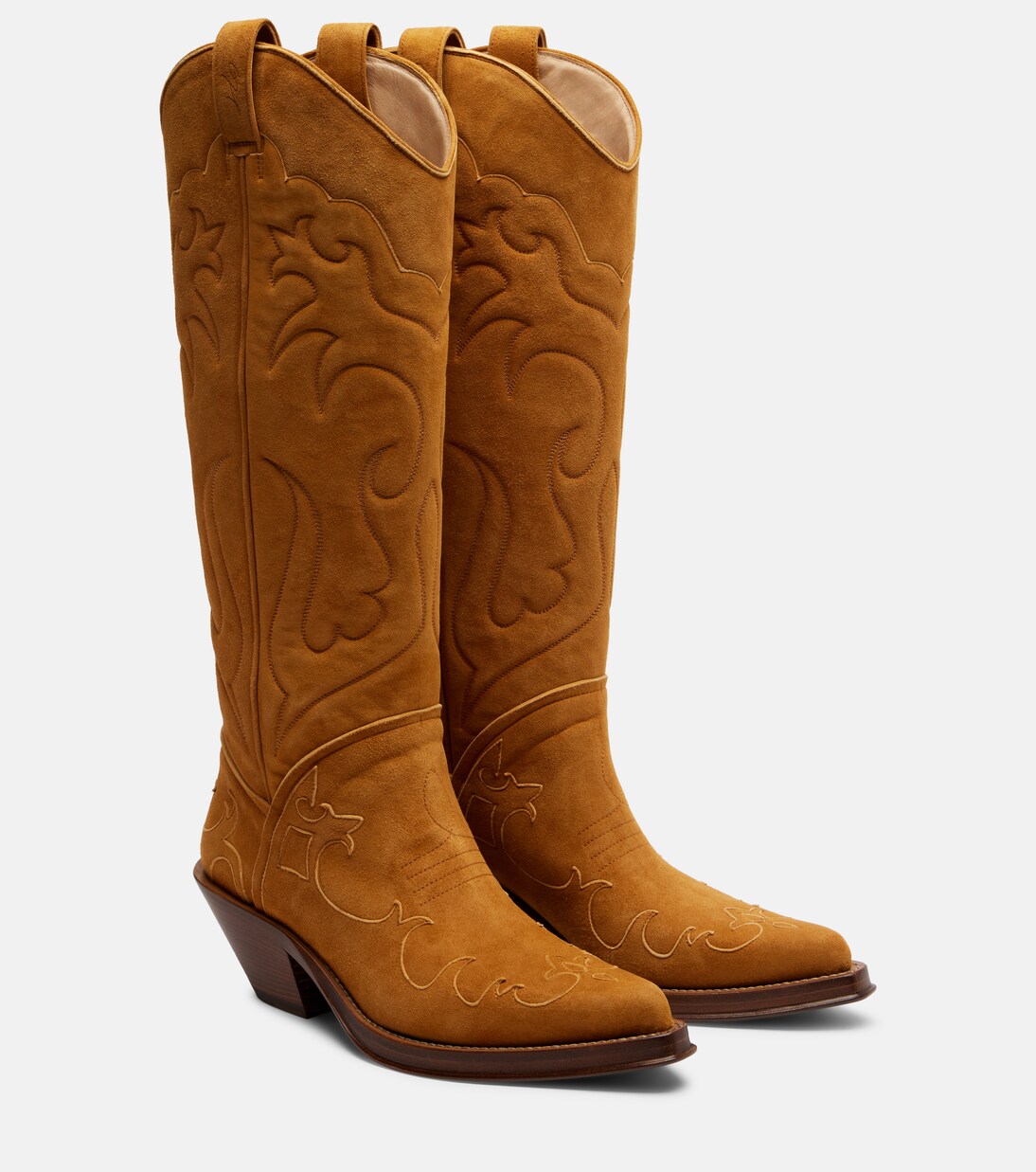 Westernstiefel Capitana aus Veloursleder | Gabriela Hearst