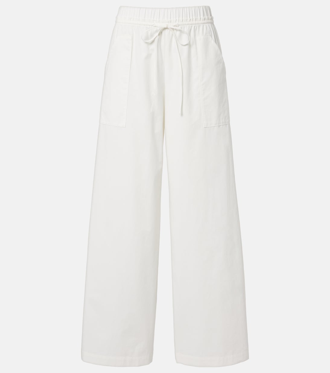 Weite Hose aus Baumwollpopeline | Vince