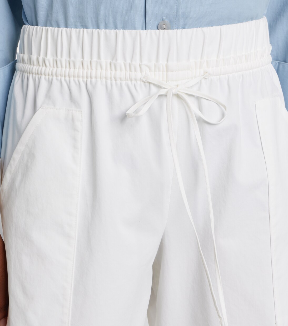 Weite Hose aus Baumwollpopeline | Vince