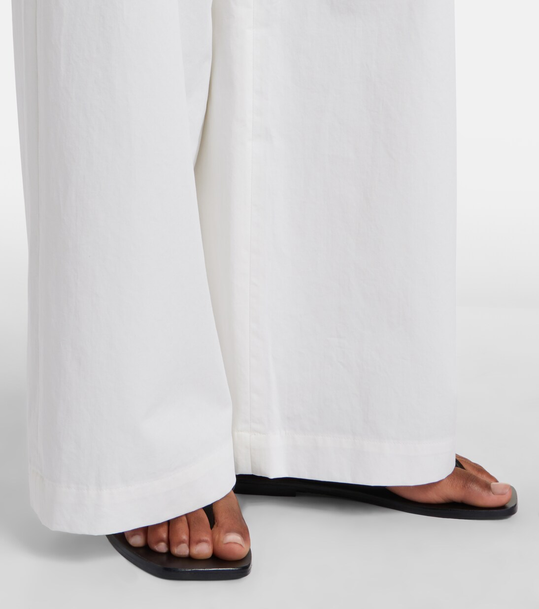 Weite Hose aus Baumwollpopeline | Vince