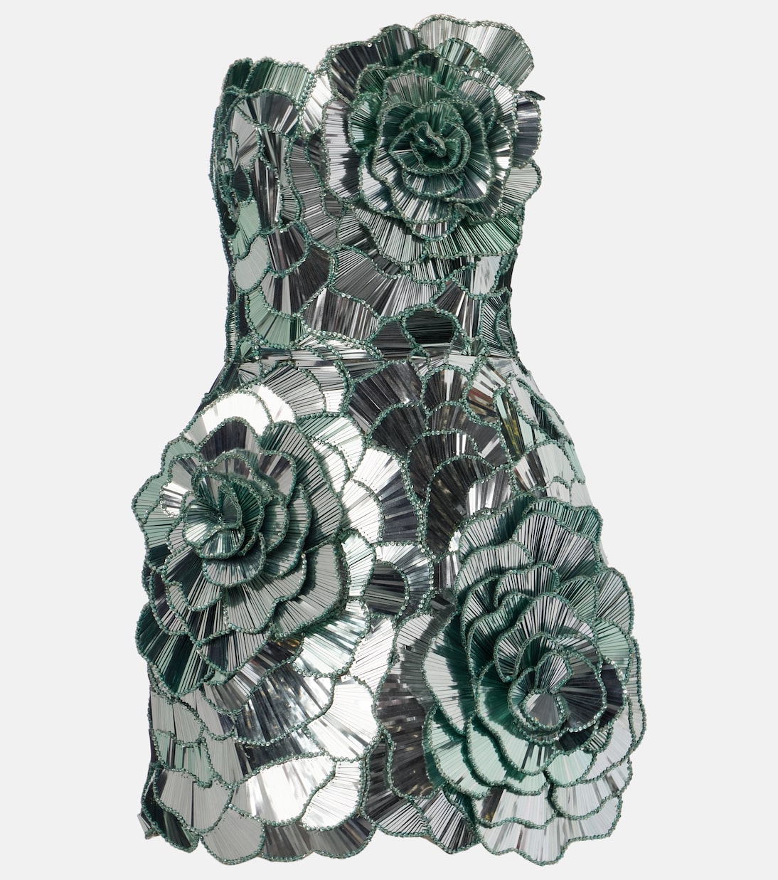 Sequined bustier dress | Oscar de la Renta