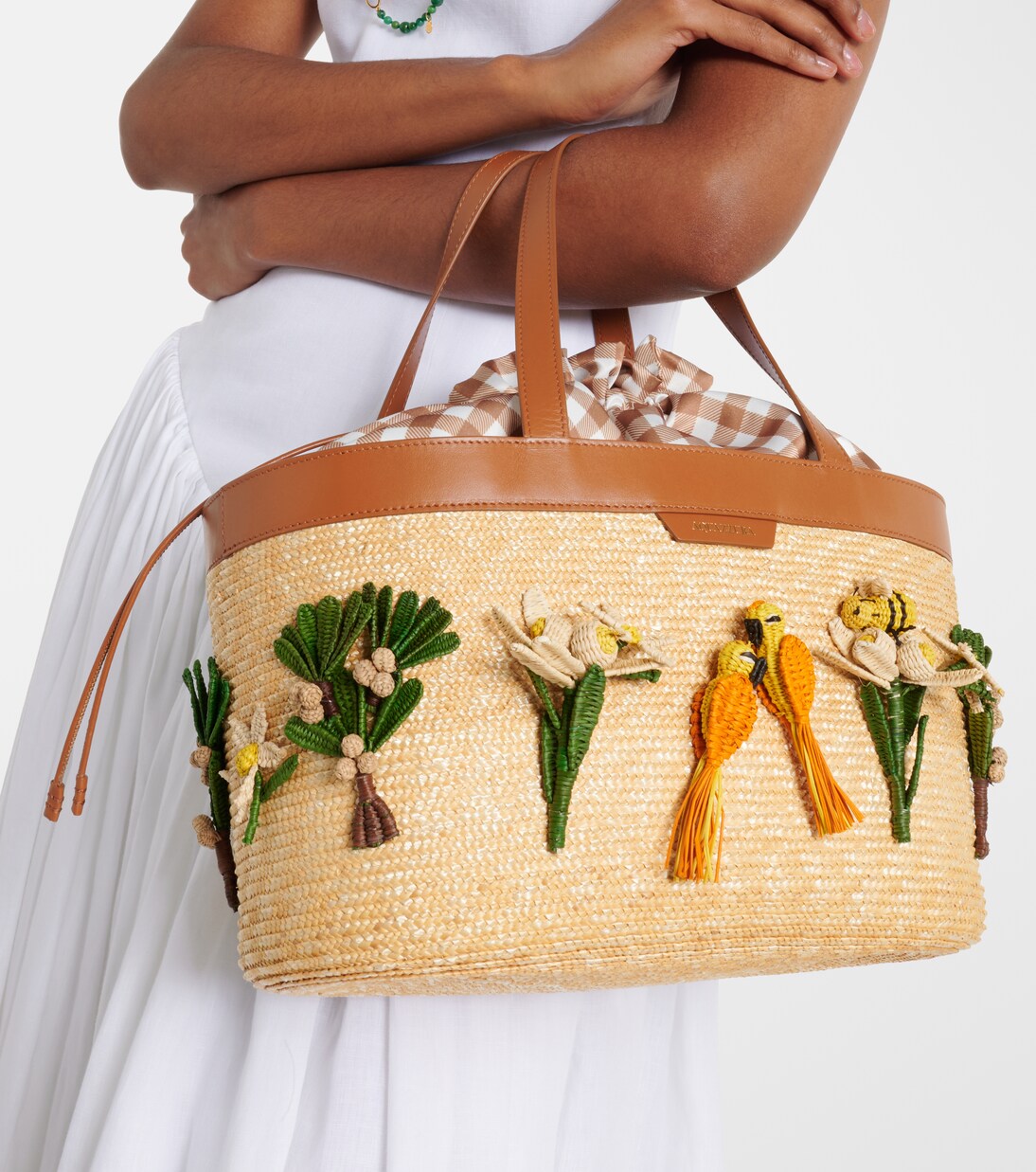 Tote Birdsong aus Raffiabast | Aquazzura