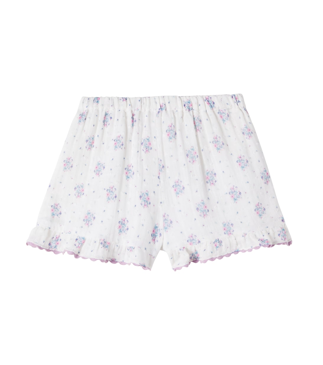 Vallal floral ruffled cotton shorts | Louise Misha