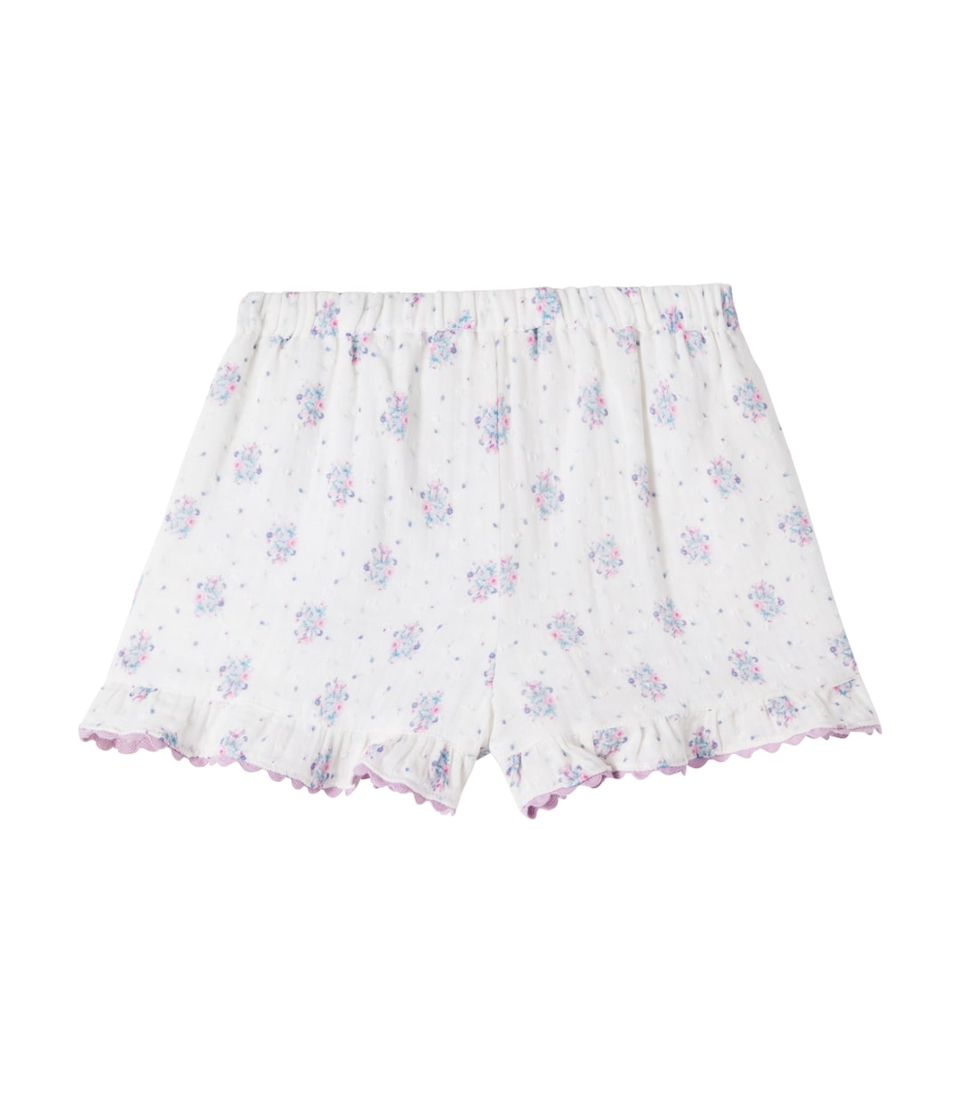 Vallal floral ruffled cotton shorts | Louise Misha
