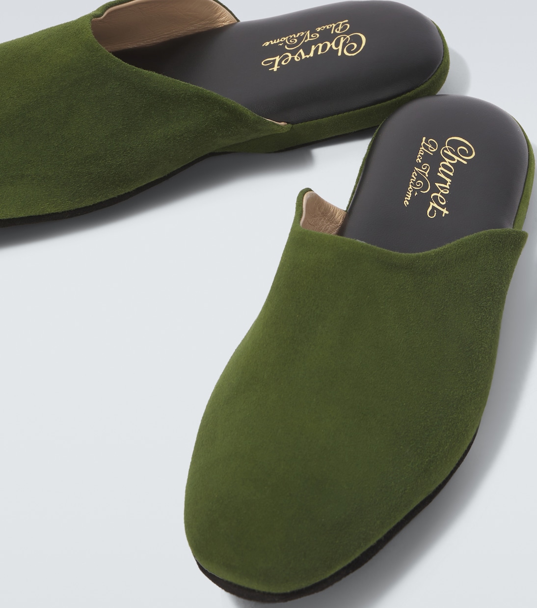 Suede slippers | Charvet