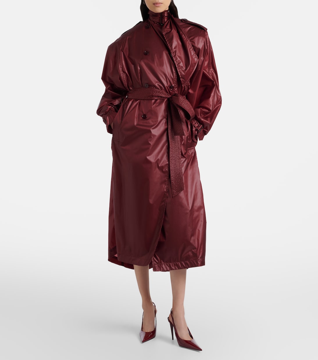 Pumps slingback Guermantes in vernice | Saint Laurent