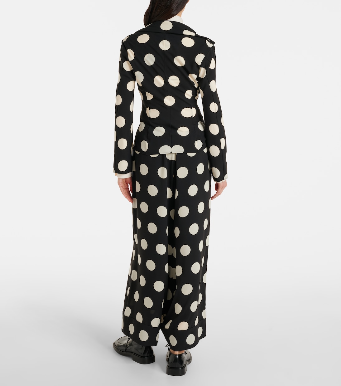 Polka-dot wide-leg pants | Junya Watanabe