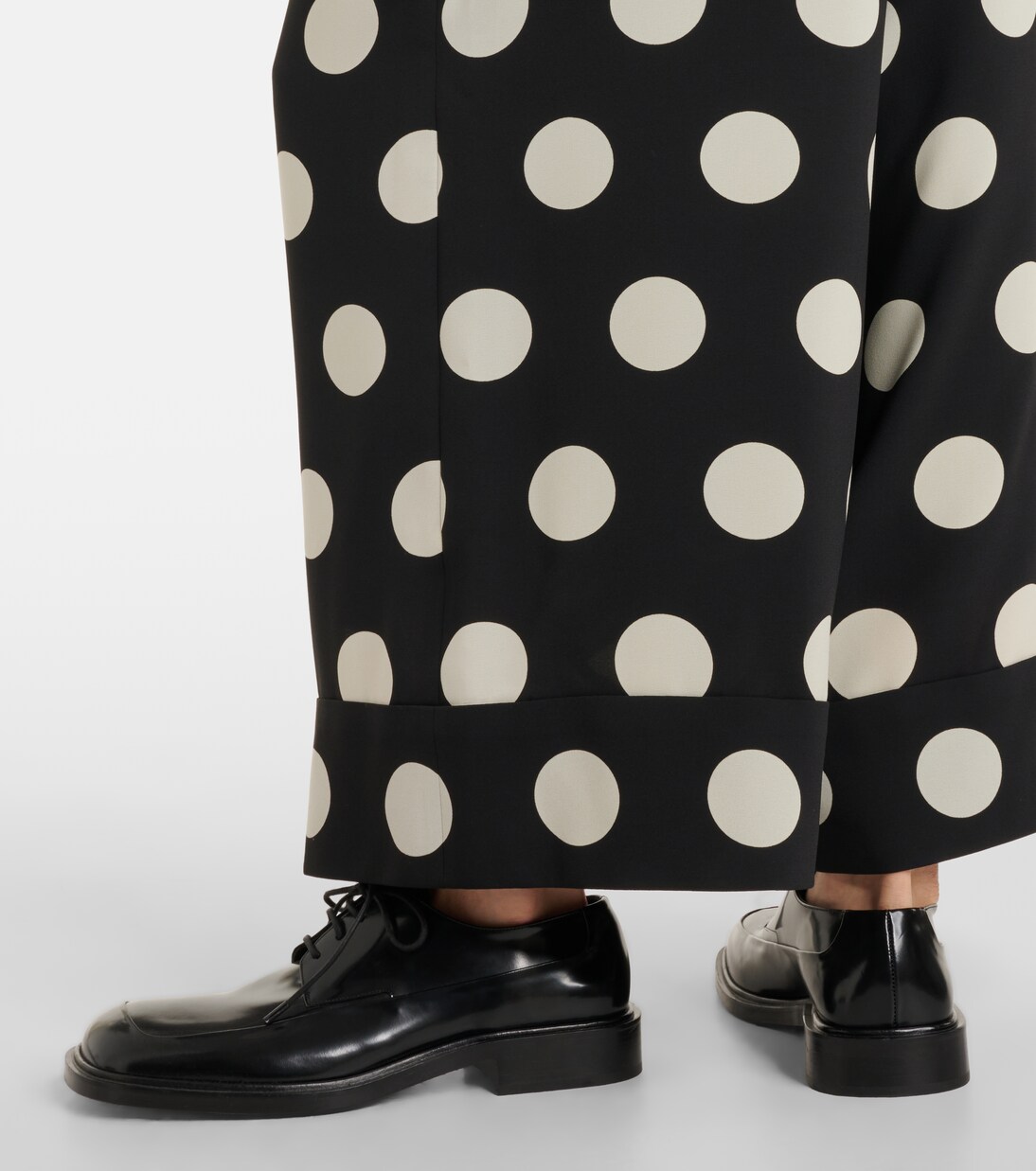 Polka-dot wide-leg pants | Junya Watanabe
