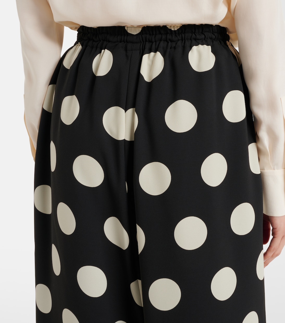 Polka-dot wide-leg pants | Junya Watanabe
