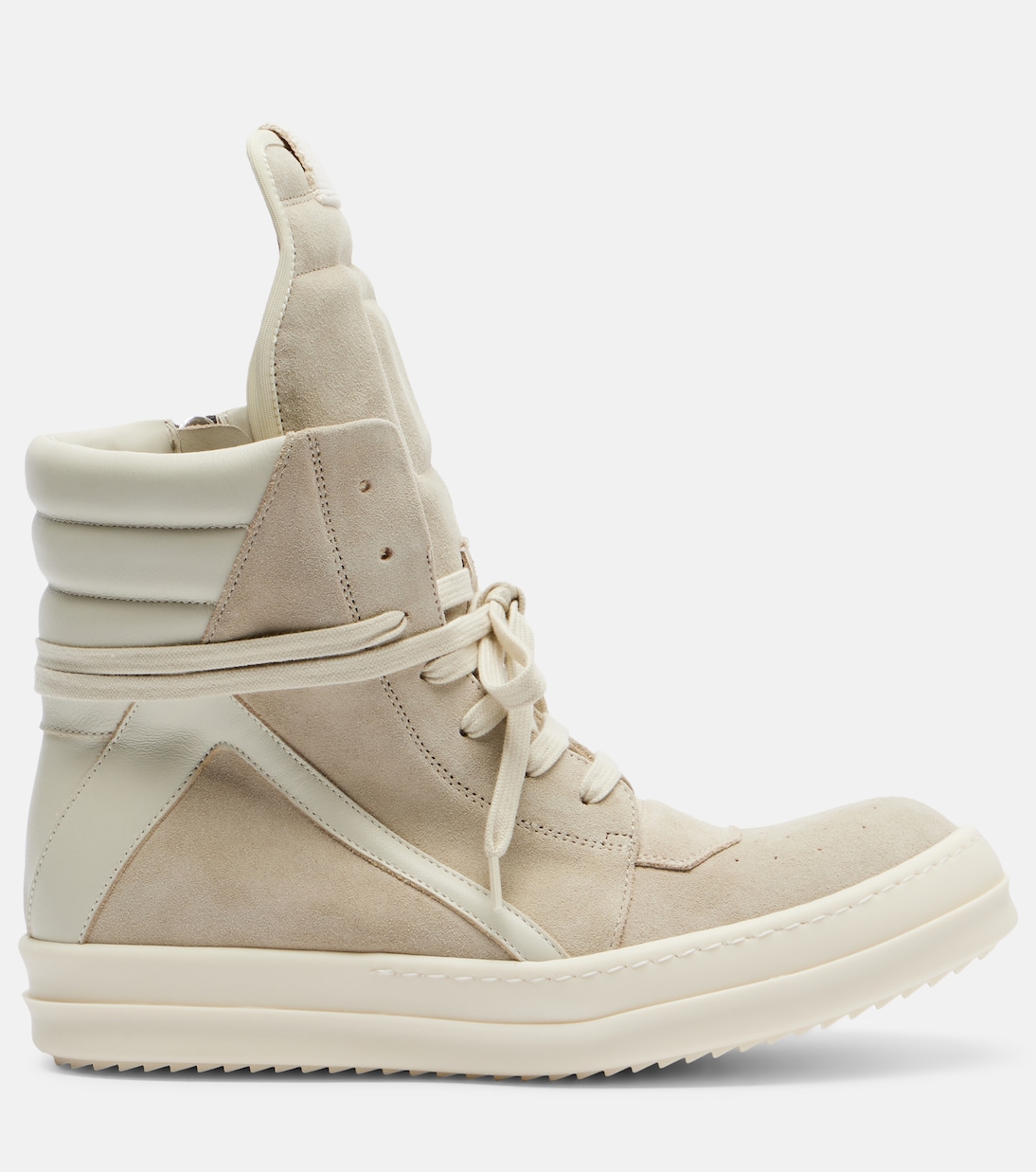 Temple Geobasket suede high-top sneakers | Rick Owens
