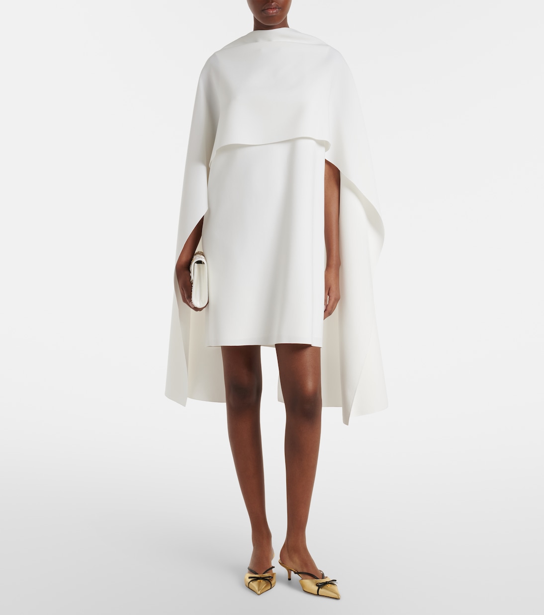 Efflorescence embellished satin clutch | Roger Vivier