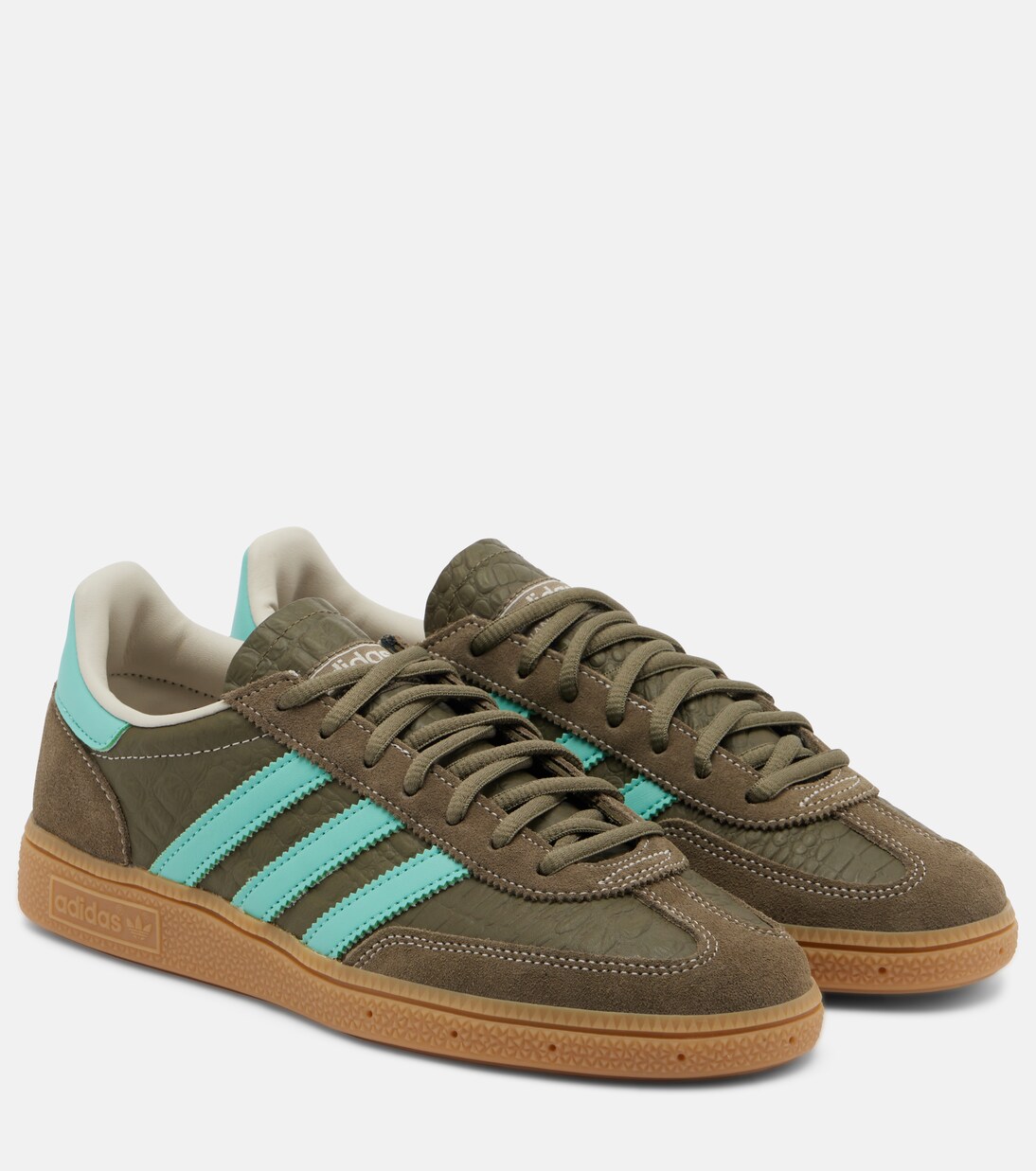 Handball Spezial croc-effect leather sneakers | Adidas