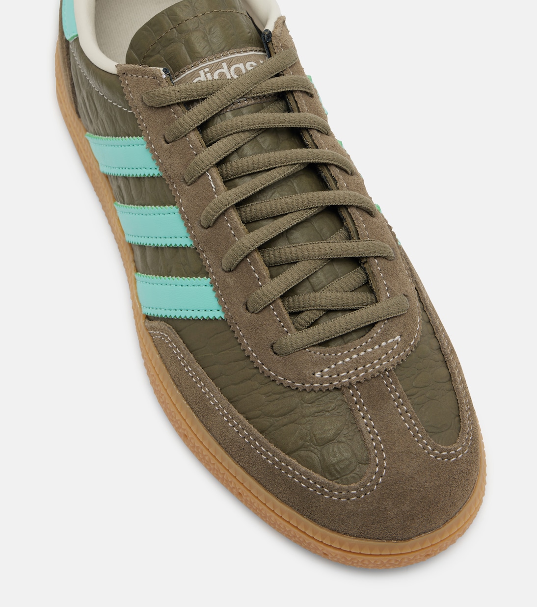Handball Spezial croc-effect leather sneakers | Adidas