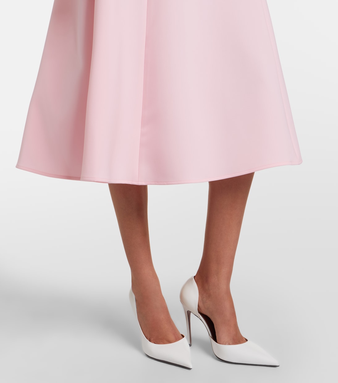 Bow-detail crêpe midi dress | Carolina Herrera