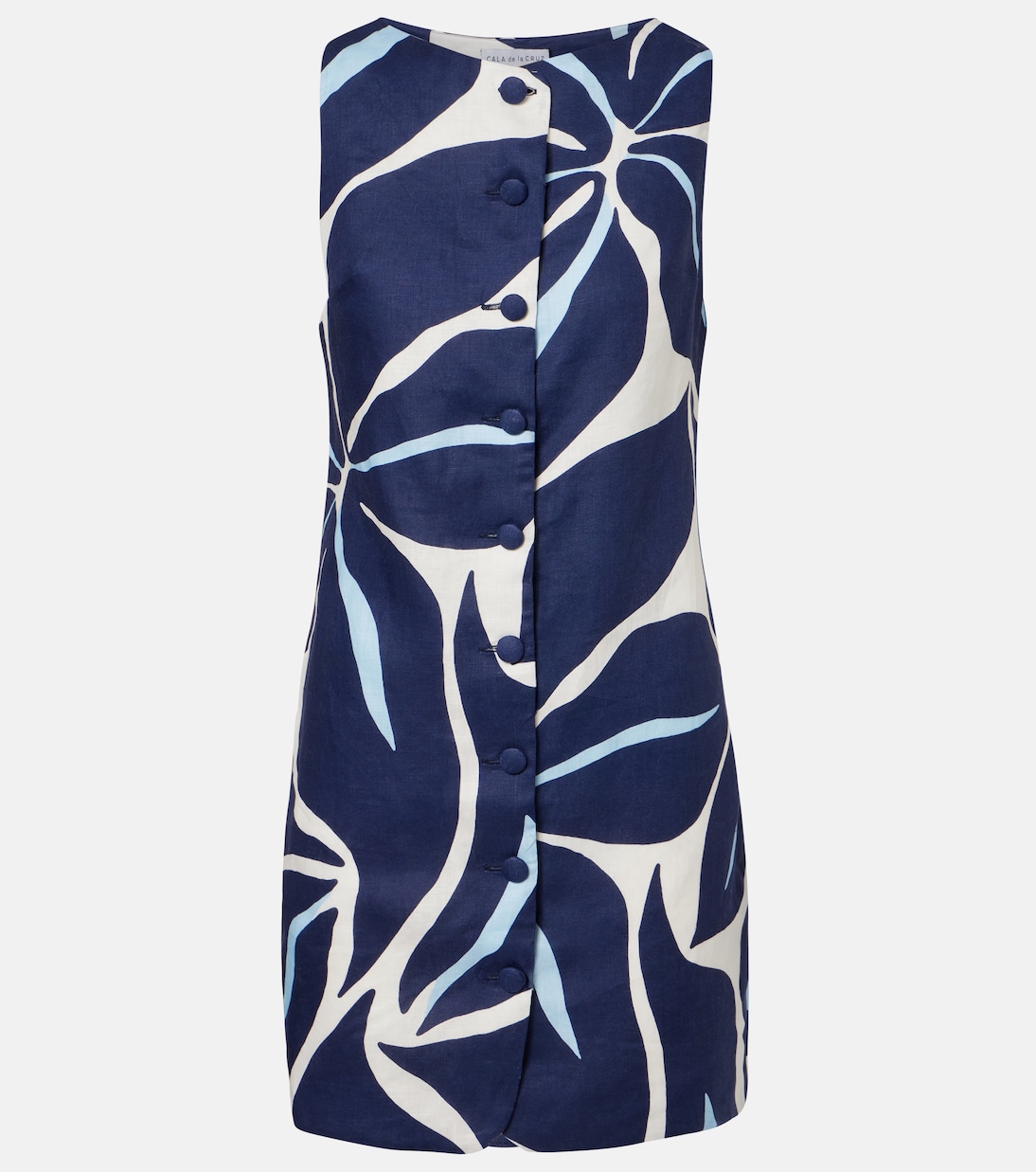 Rhoda printed linen minidress | Cala de la Cruz