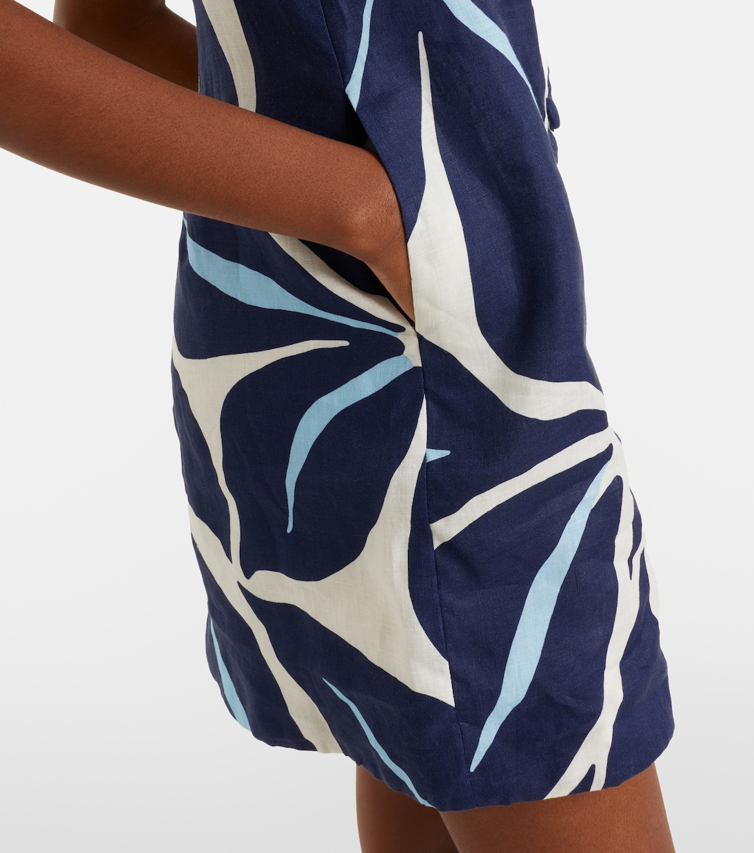 Rhoda printed linen minidress | Cala de la Cruz