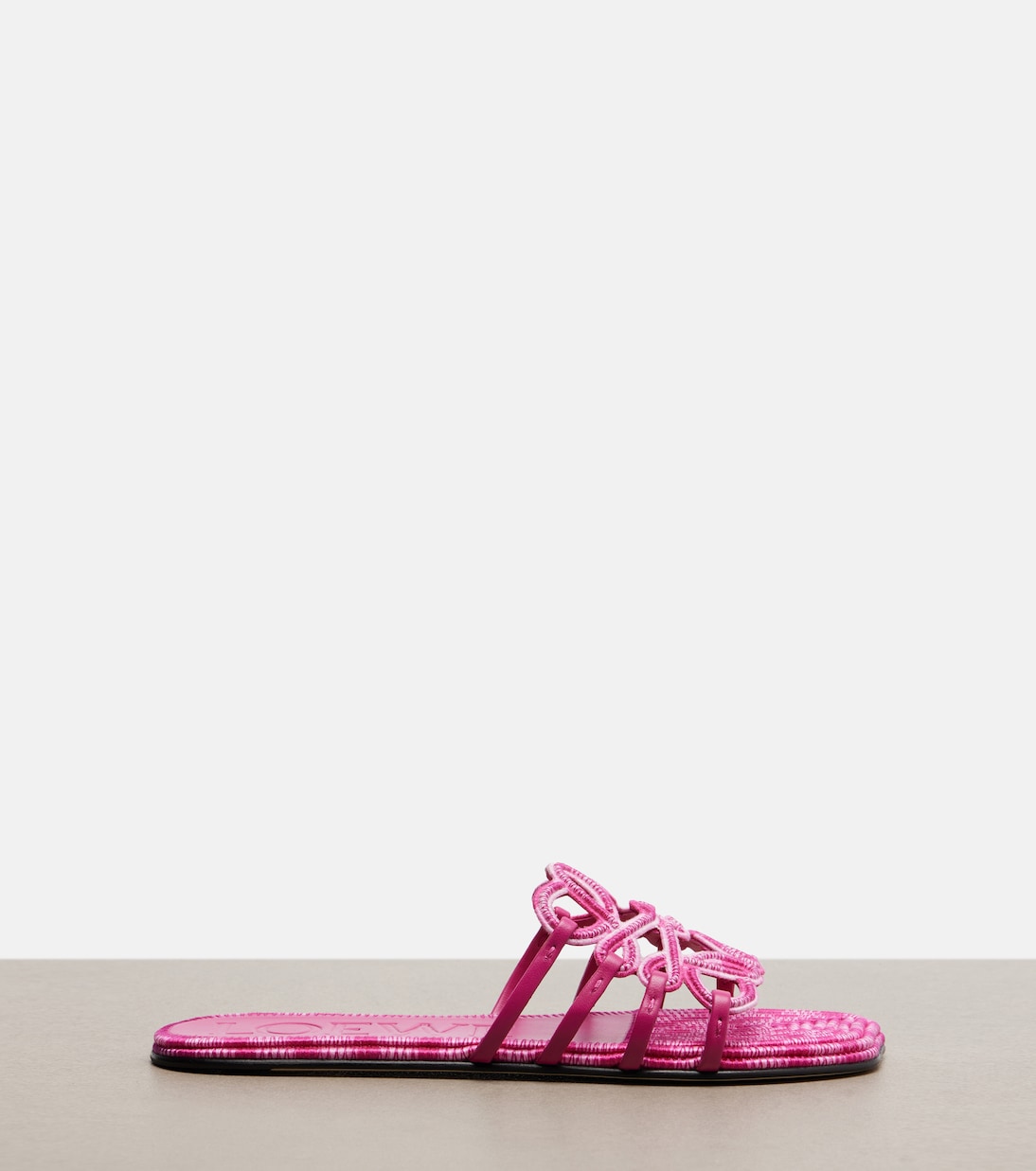 Paula's Ibiza Petal Anagram canvas slides | Loewe