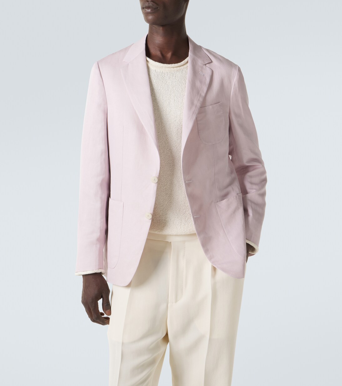 Linen and silk blazer | Canali